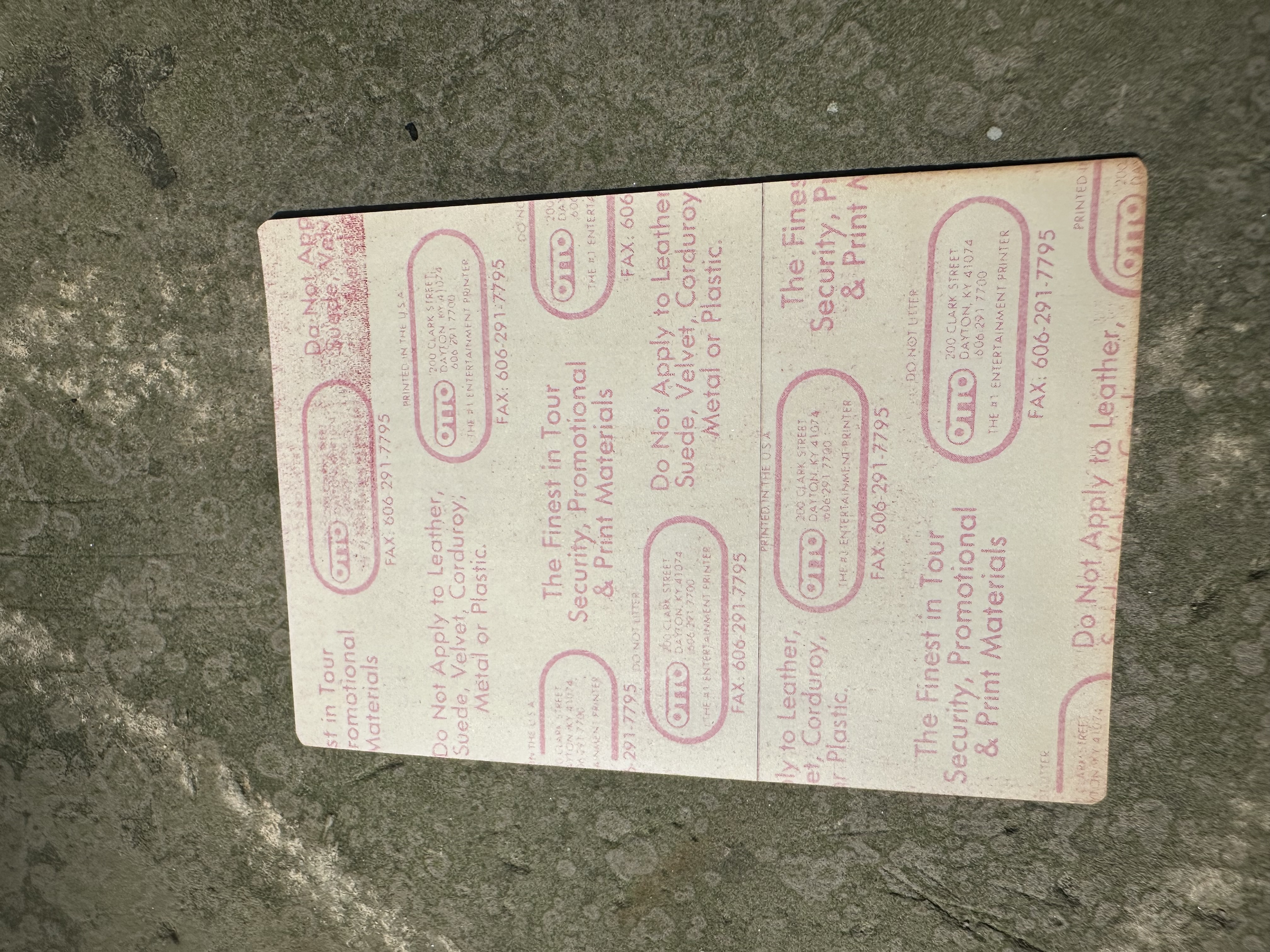 The Allman Brothers Band "Seven Turns Tour" Stage Pass – November 6, 1990 thumbnail 2