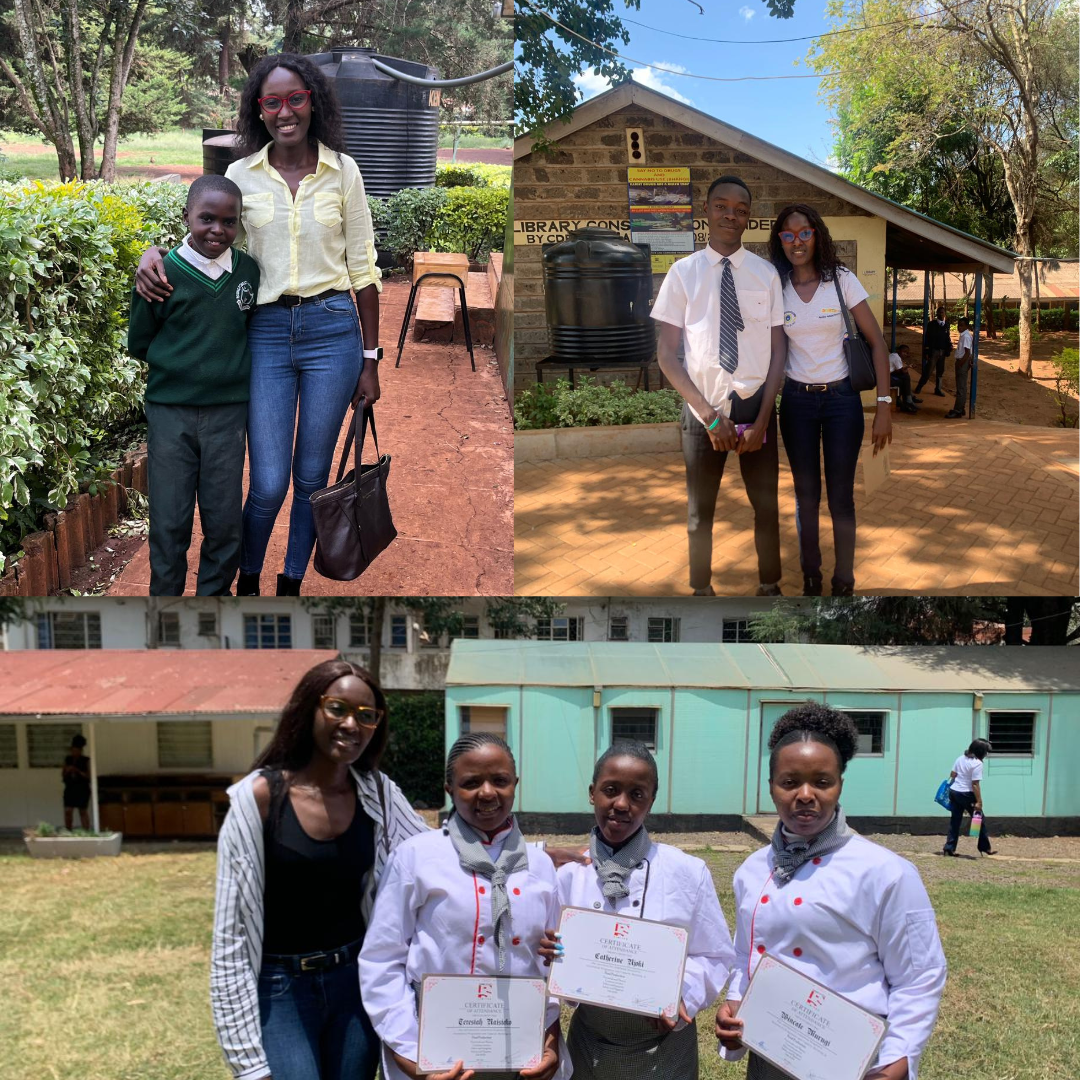 Mentors supporting beneficiaries