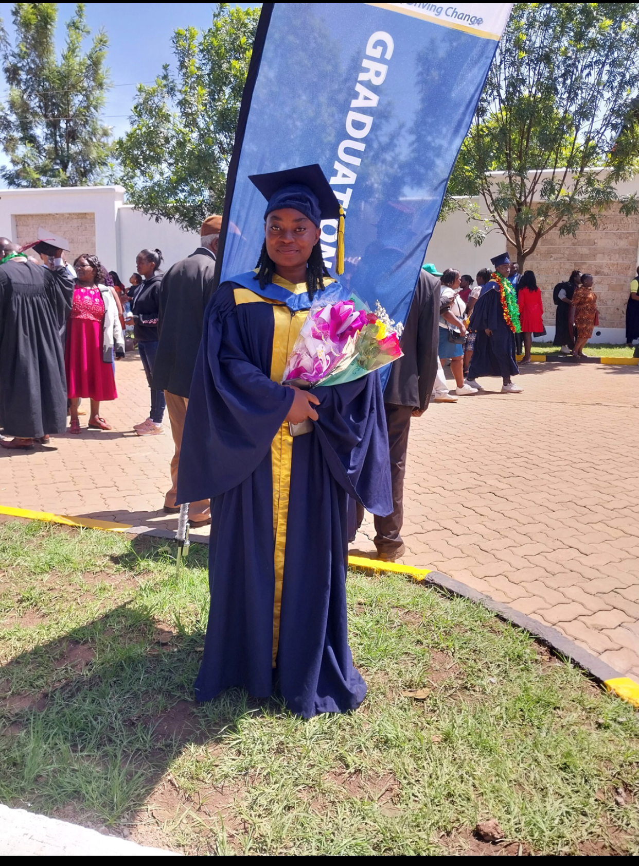 Daraja graduate at ceremony
