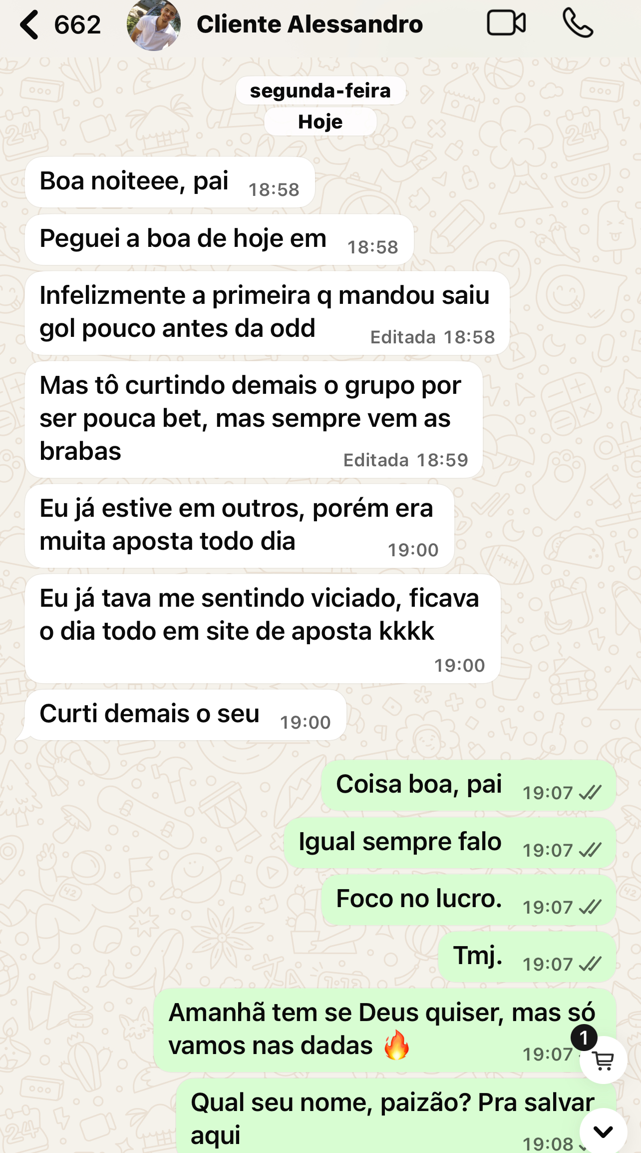 Depoimento Cliente Alessandro — curtindo demais o grupo