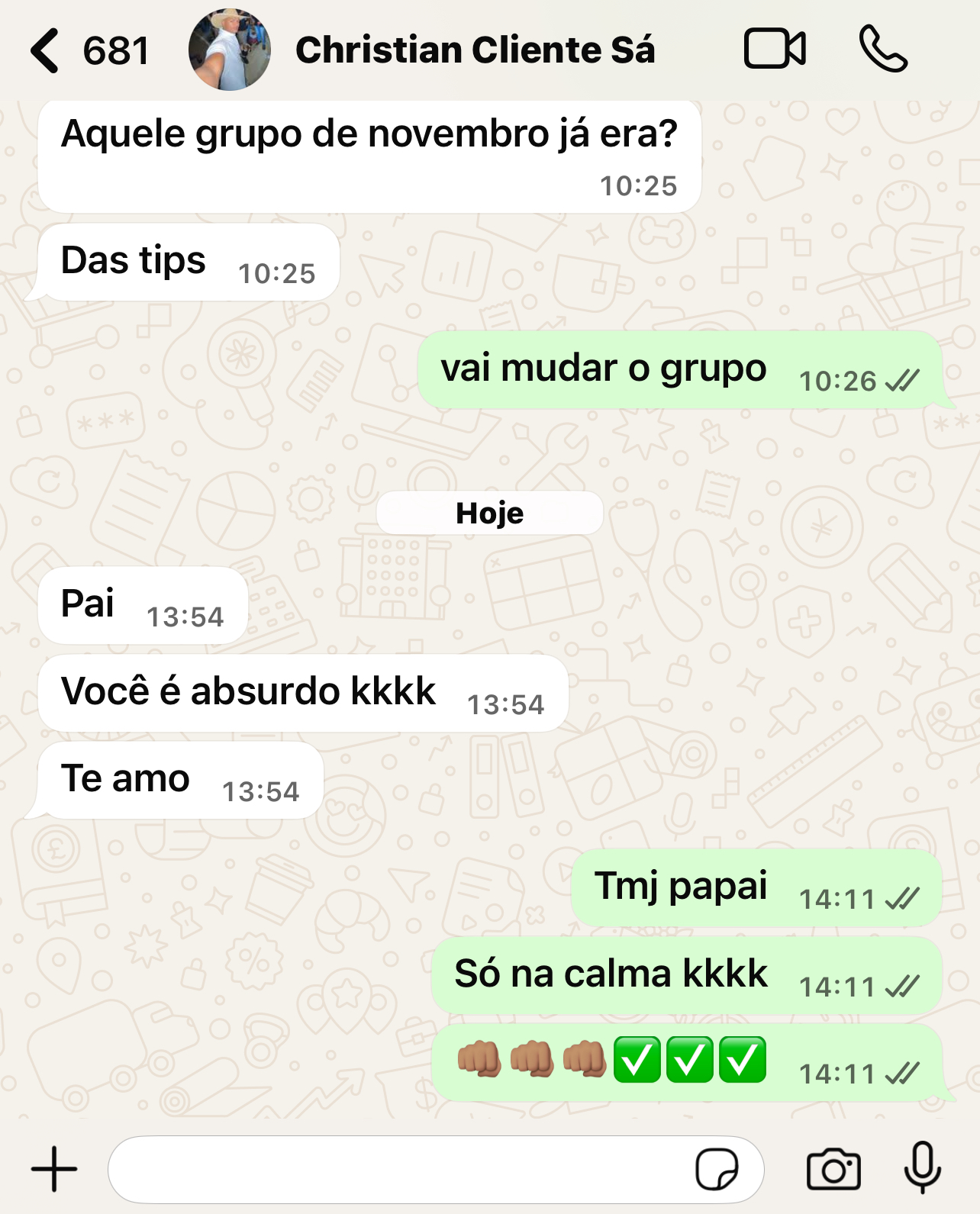 Depoimento Christian — grupo de novembro