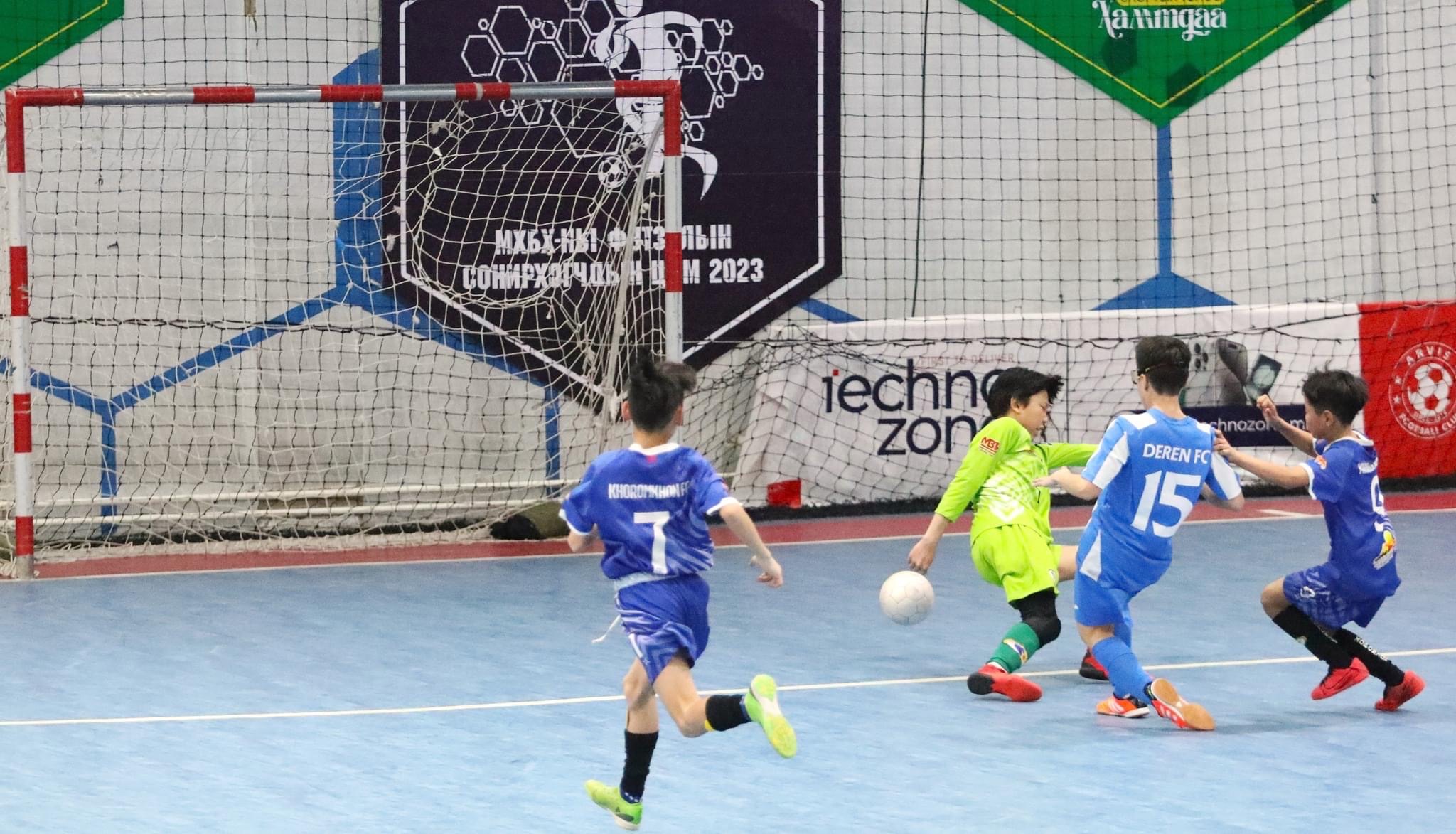 Action near the goal