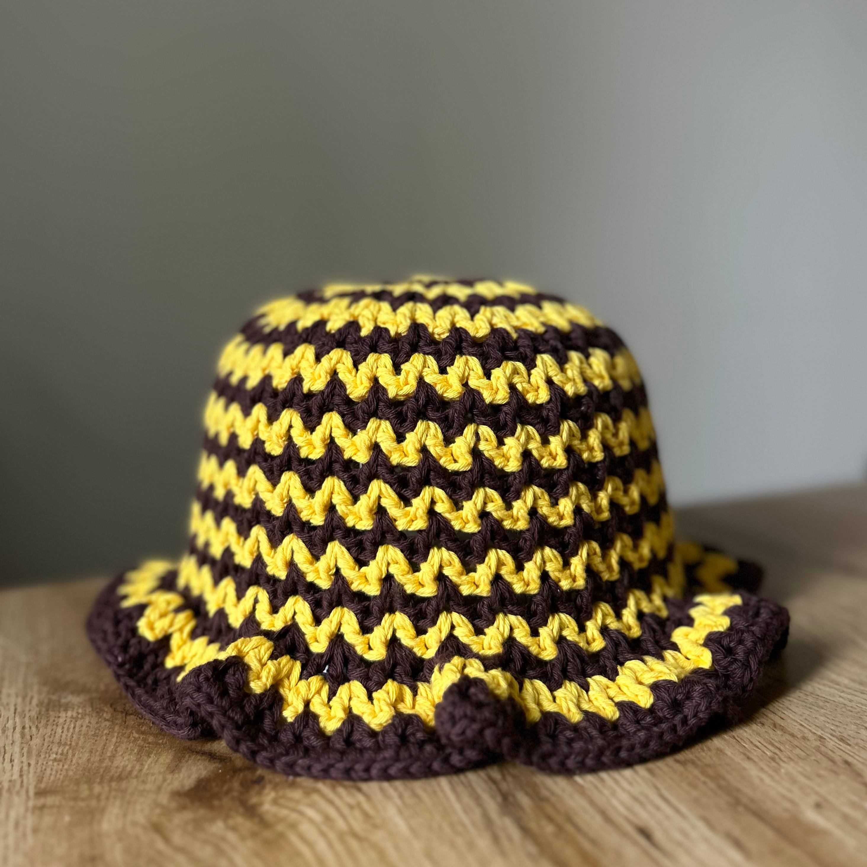 Yellow Striped Hat