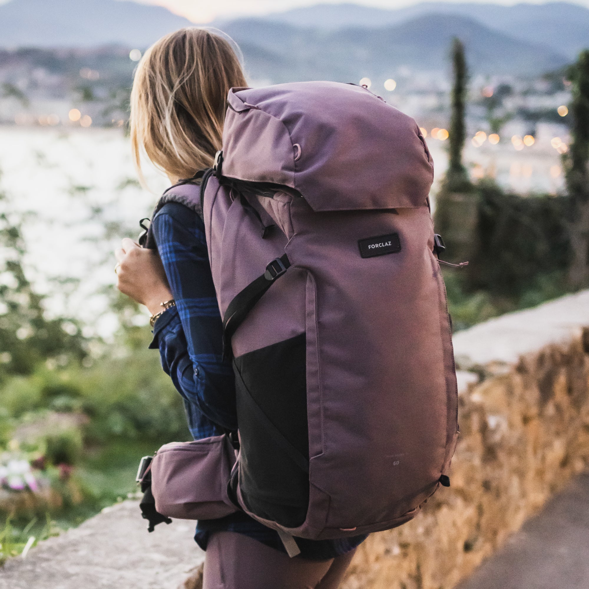Traveler with backpack enjoying scenic views - Travel confidently with expert health advice