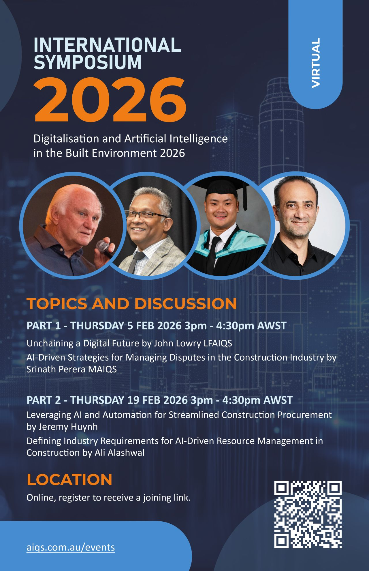 International Symposium 2026 - Digitalisation and Artificial Intelligence in the Built Environment