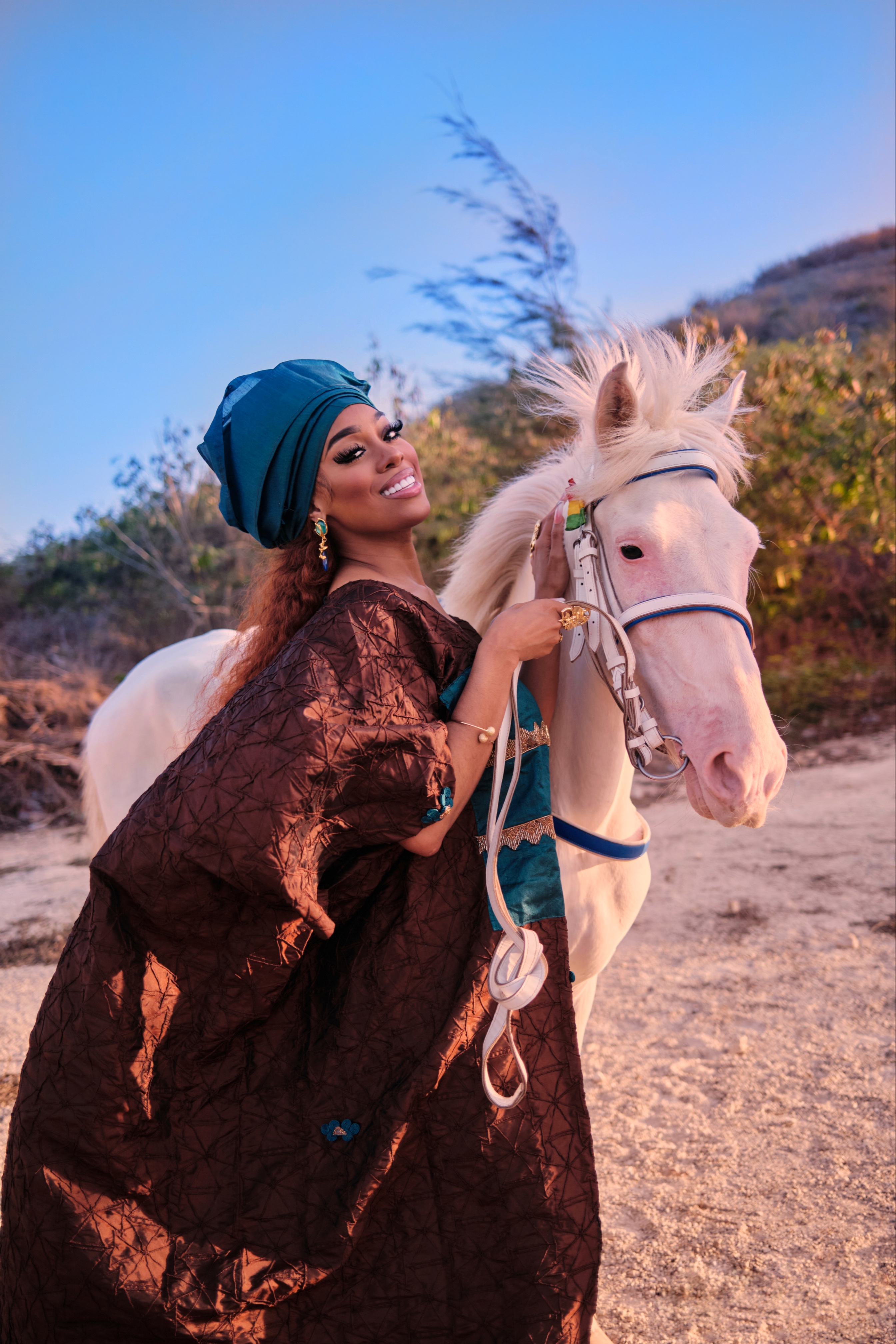 La Dame et le Cheval Blanc - Miniature 4