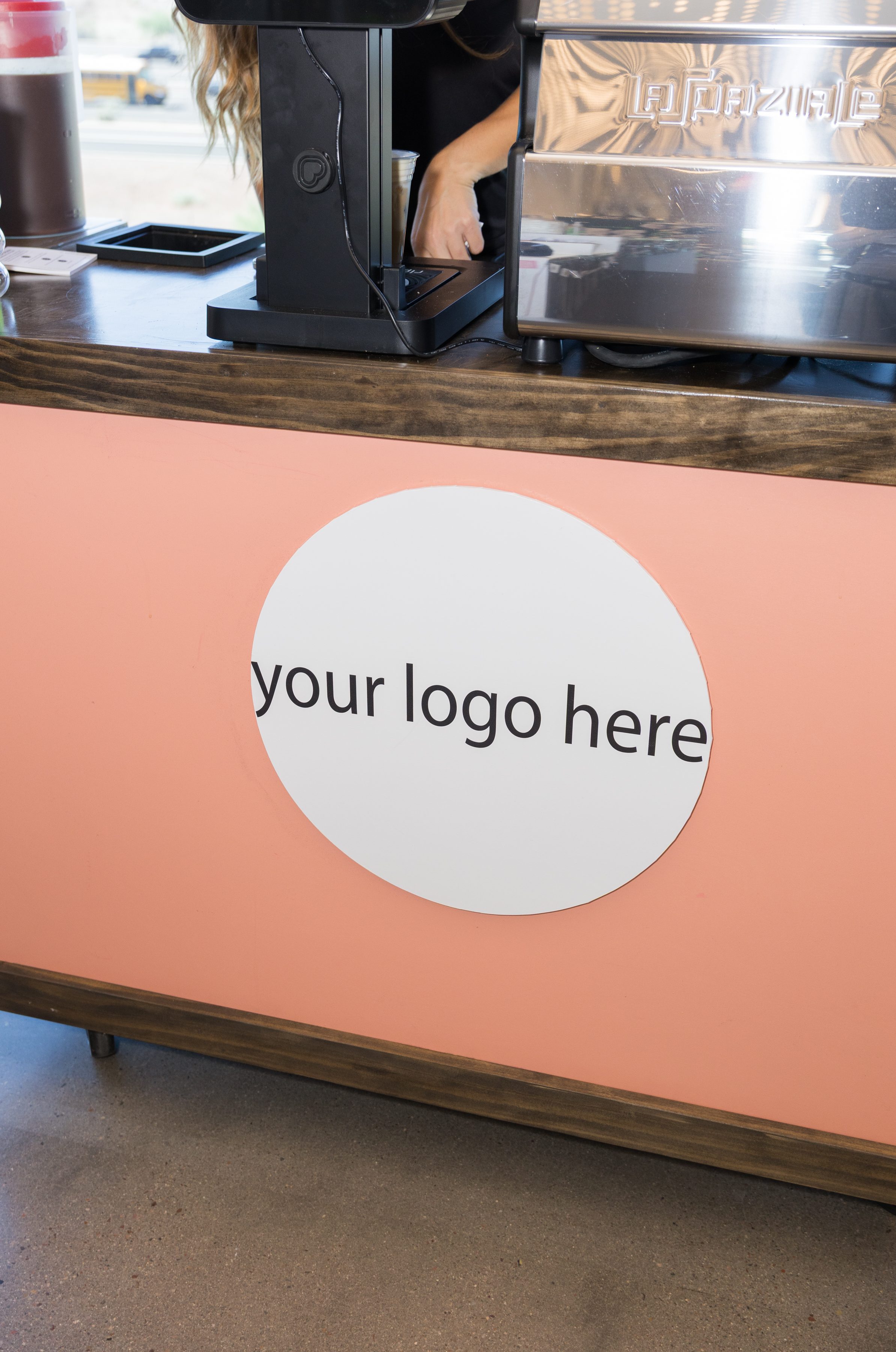 Custom branded mobile coffee cart Phoenix add your company logo