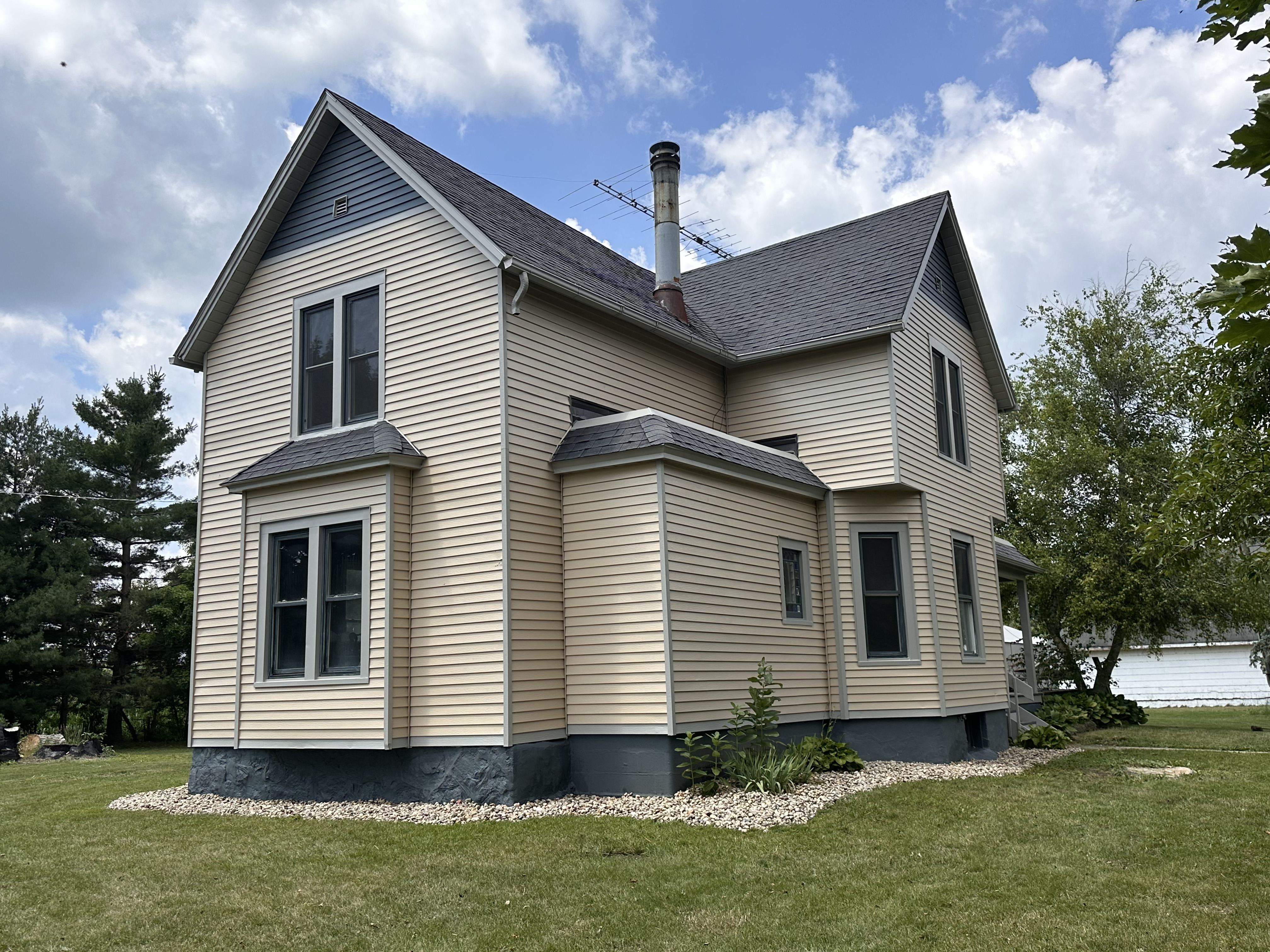 Victorian style home with fresh exterior paint