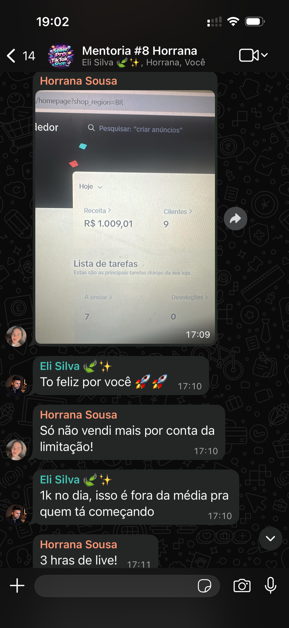 Depoimento do aluno