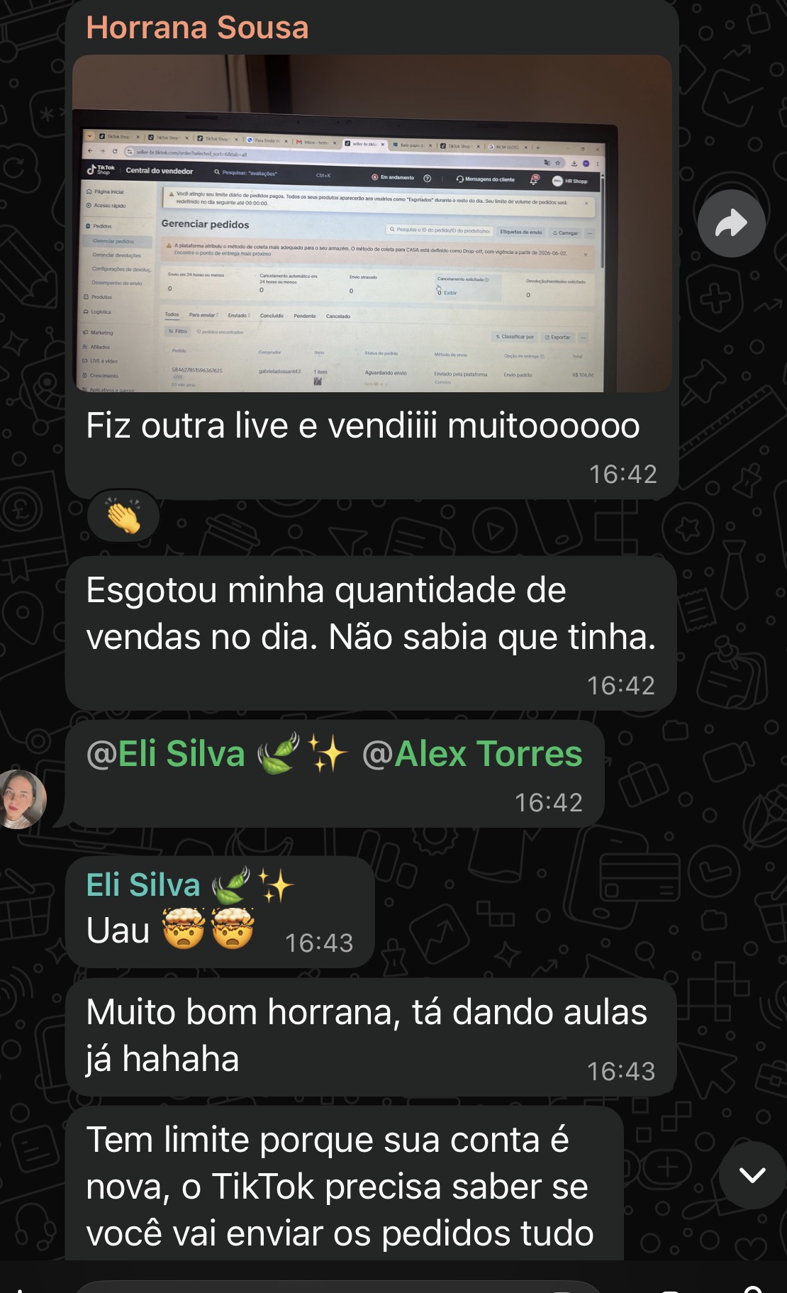 Depoimento do aluno