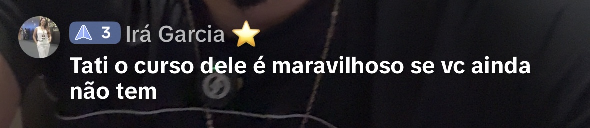 Depoimento do aluno