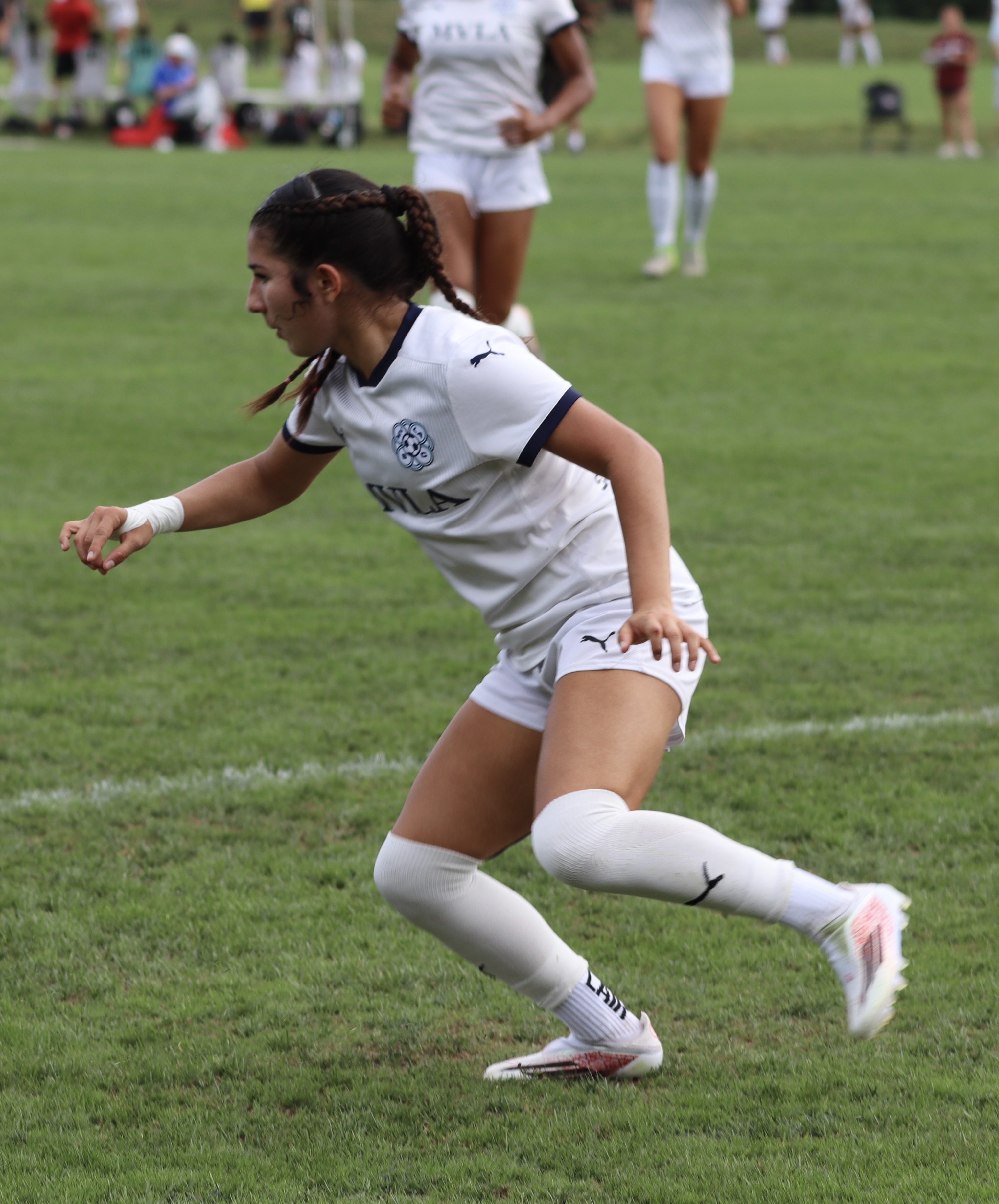 Player making a run