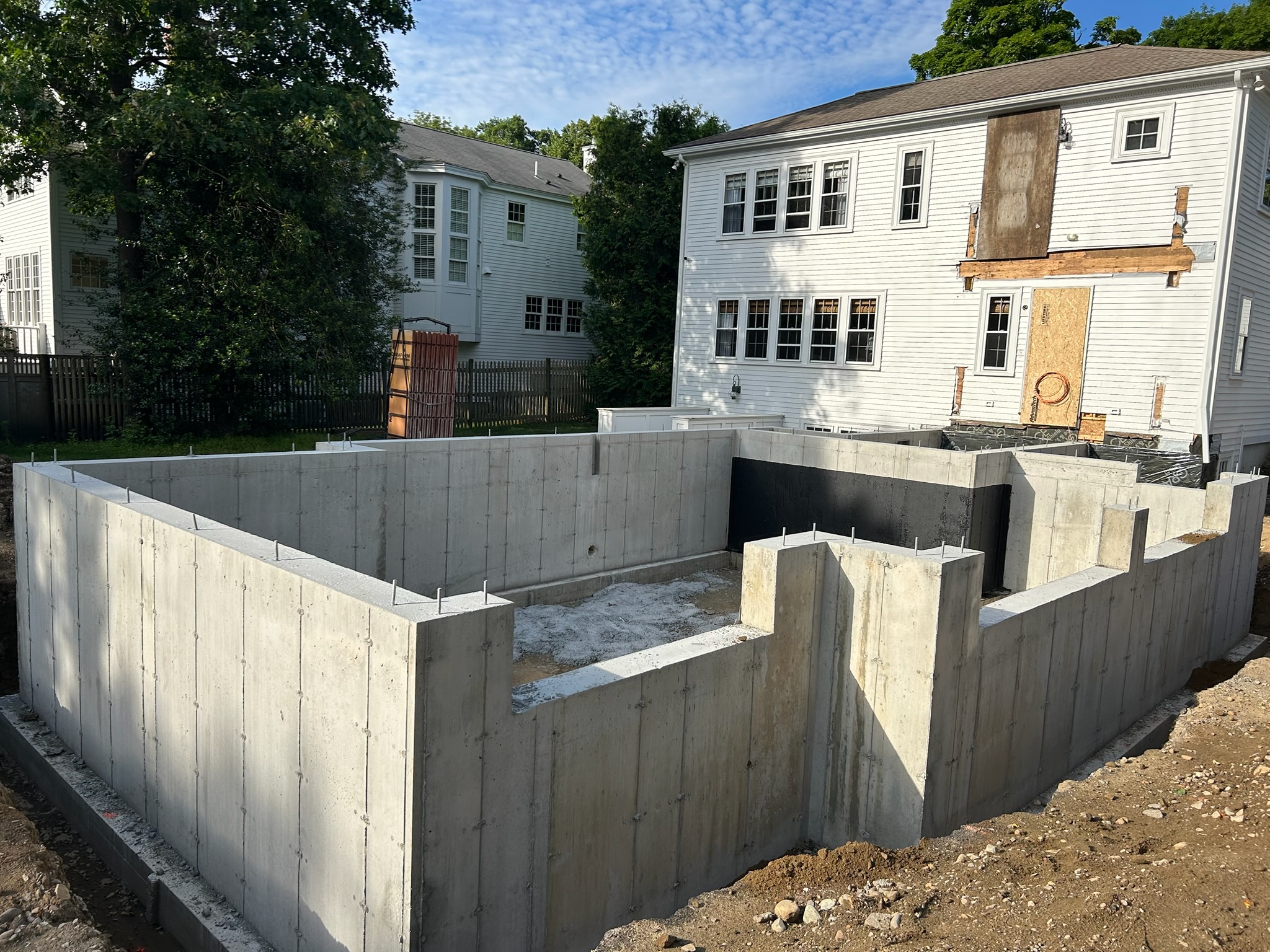 Residential foundation wall forming by DS Benoit