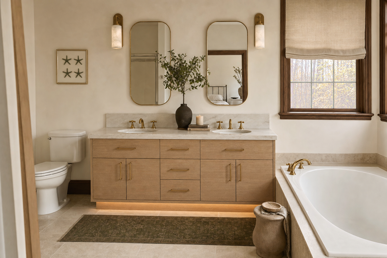 Bathroom after redesign