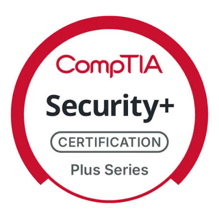 CompTIA Security+ certification badge