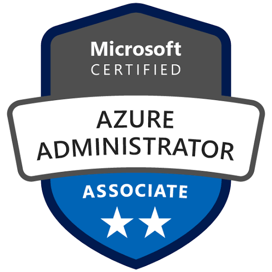 Microsoft Azure Administrator certification badge