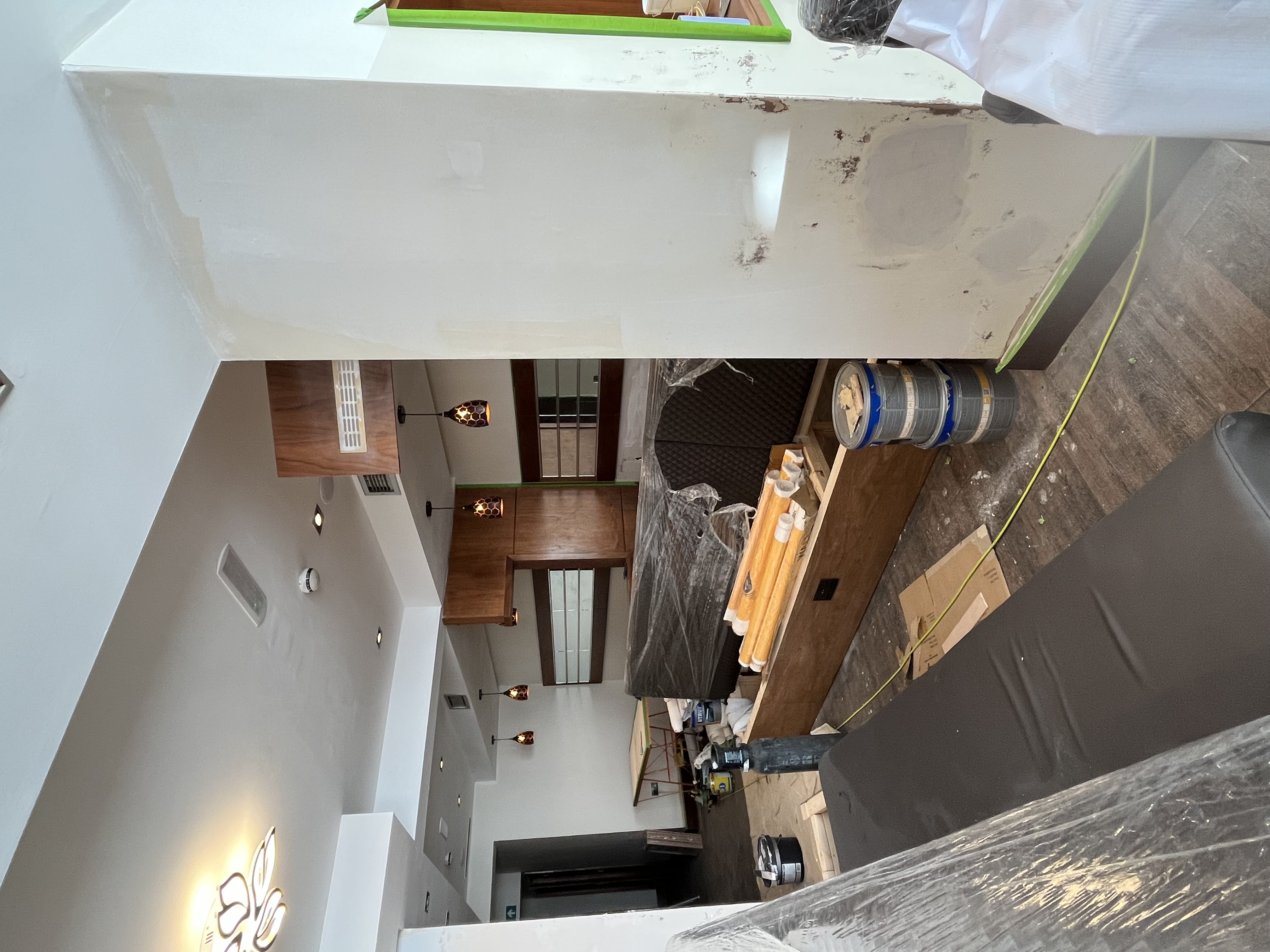 Restaurant during renovation