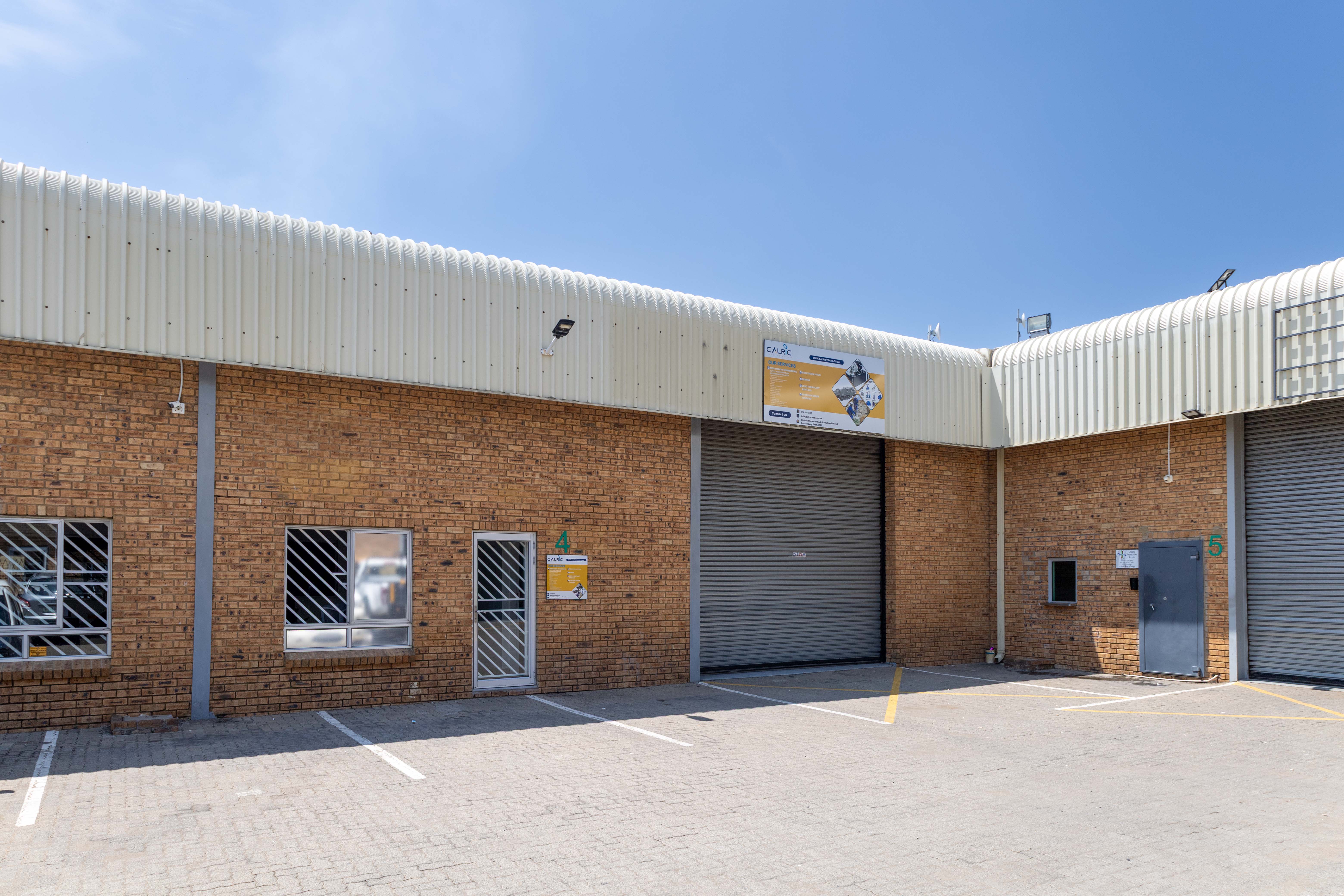 Exterior of the Calric premises in Rustenburg East