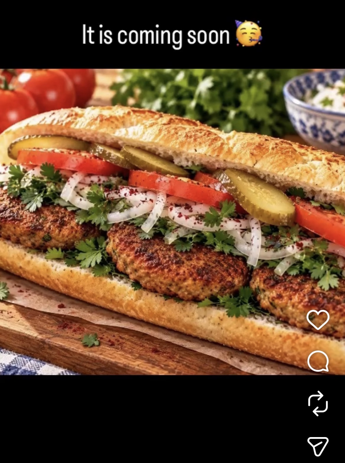 Crispy seasoned patties in a loaded baguette