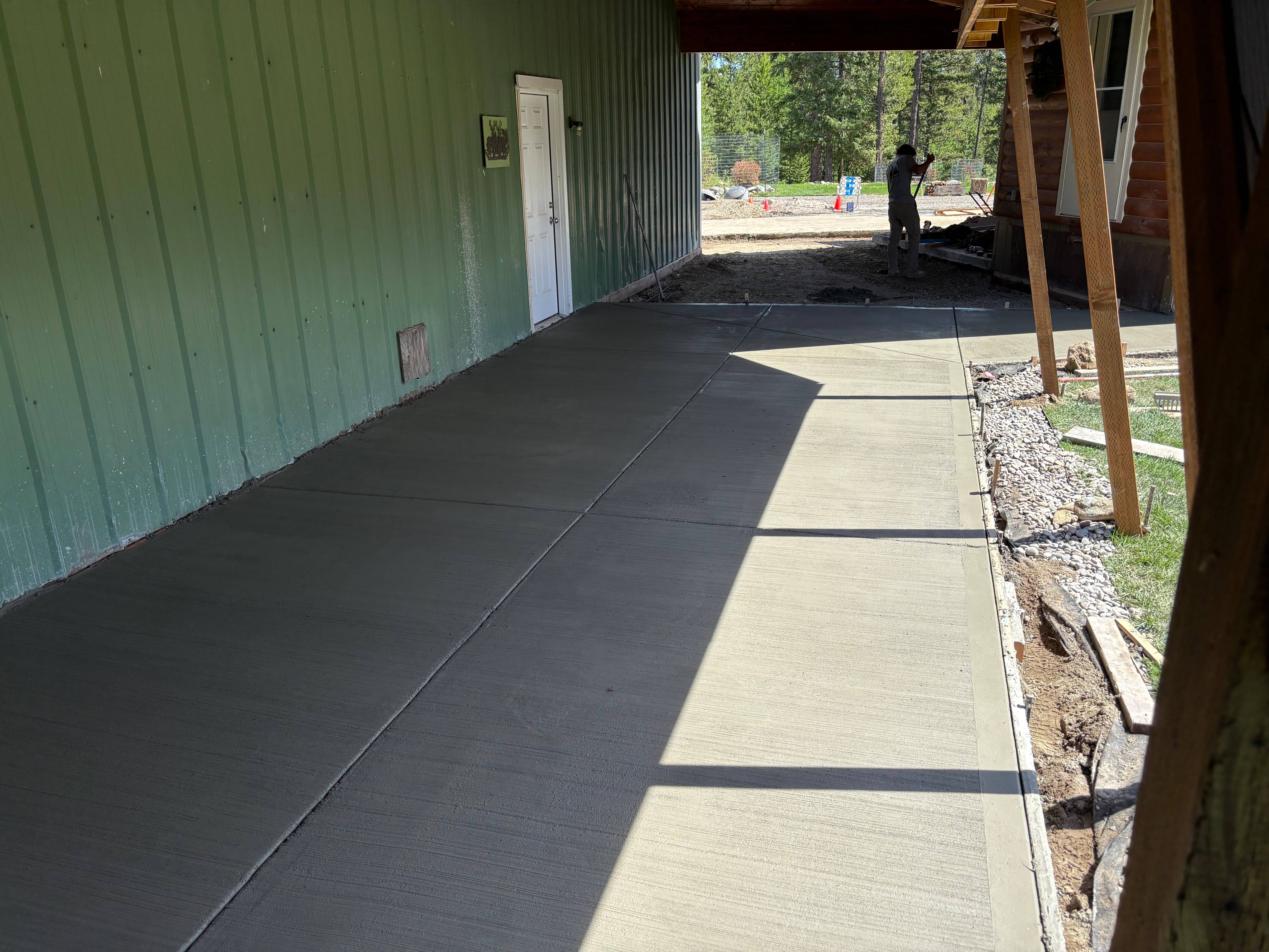 Covered Carport Slab