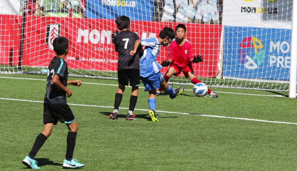 Goal line action