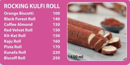 Rocking Kulfi Roll
