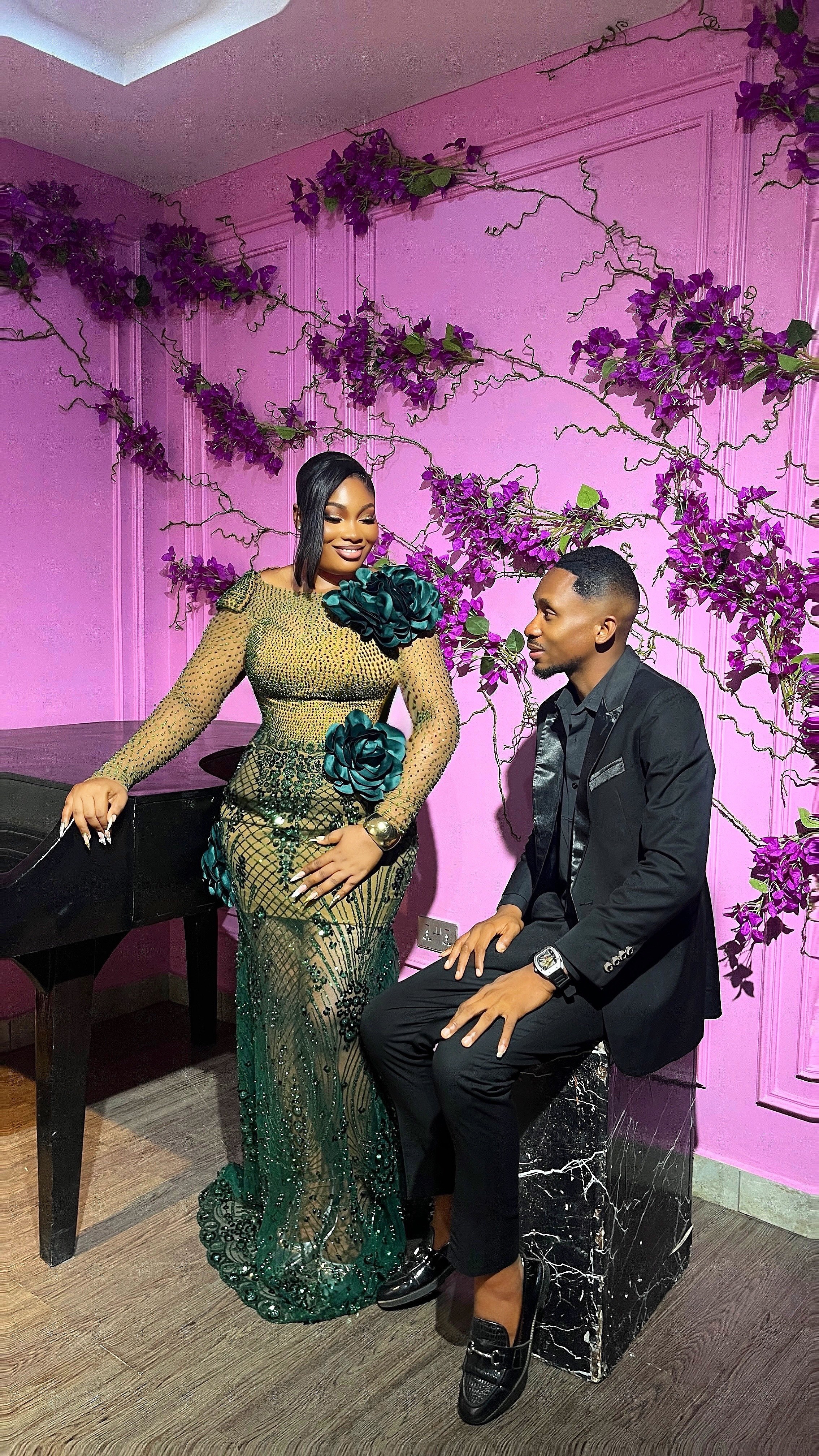 Chris and Lilian - Romantic moment by the piano