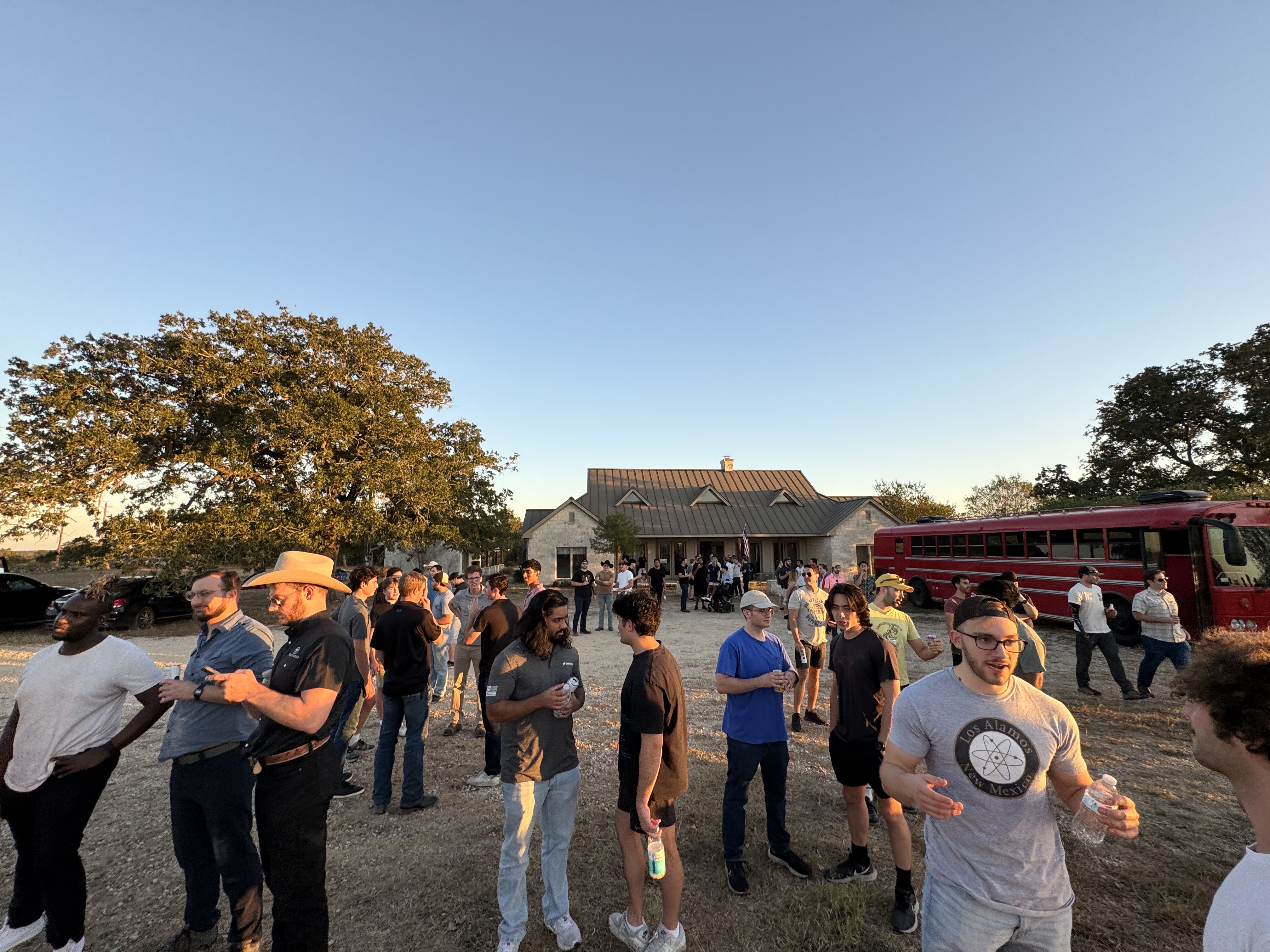 Attendees gathered at the venue