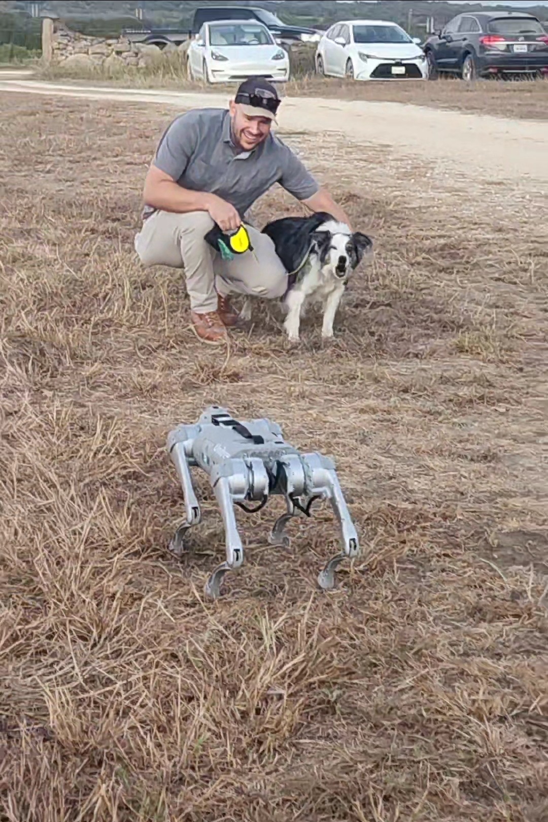 Robotic demonstration with quadruped robot