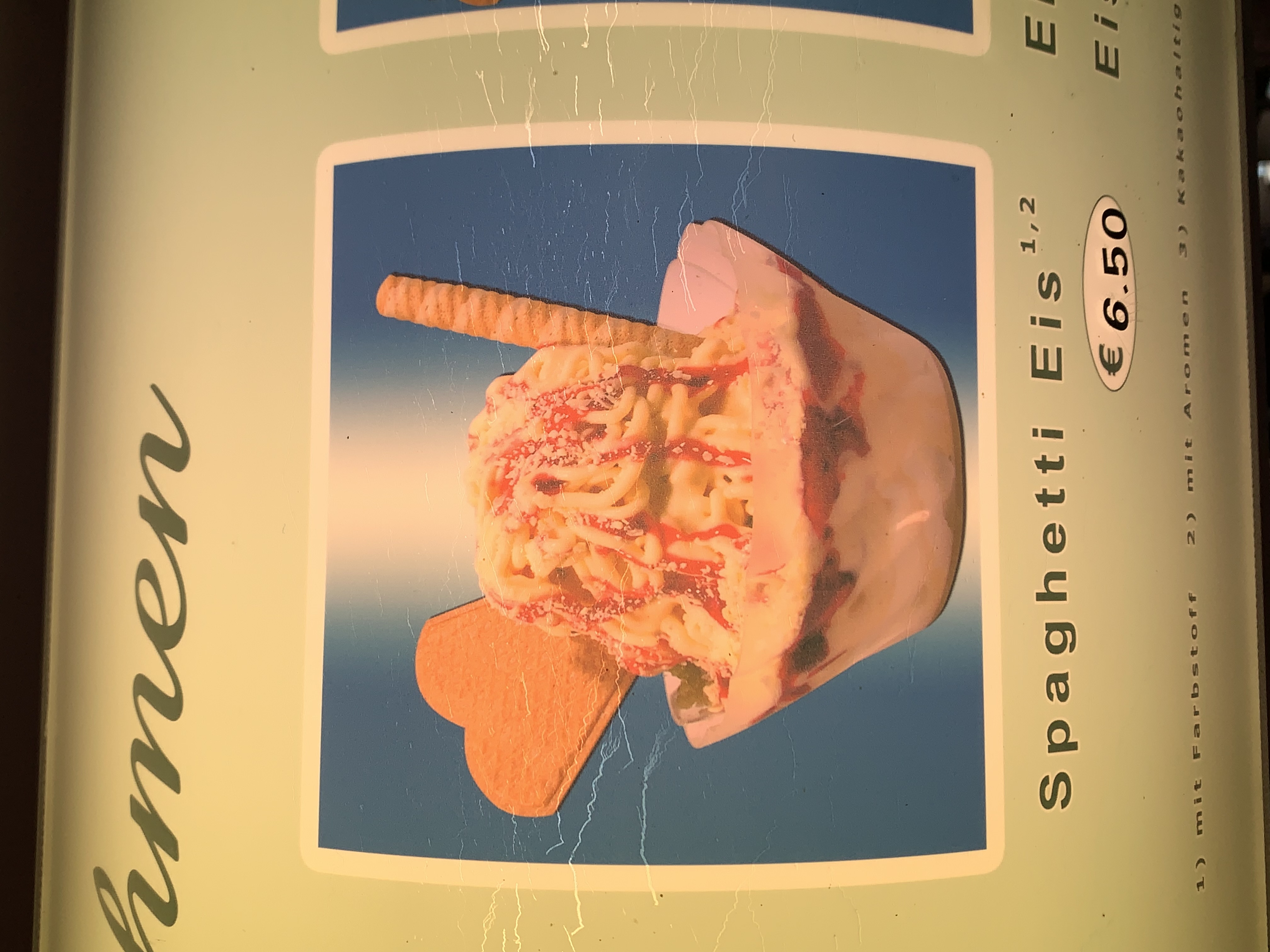Spaghetti Eis