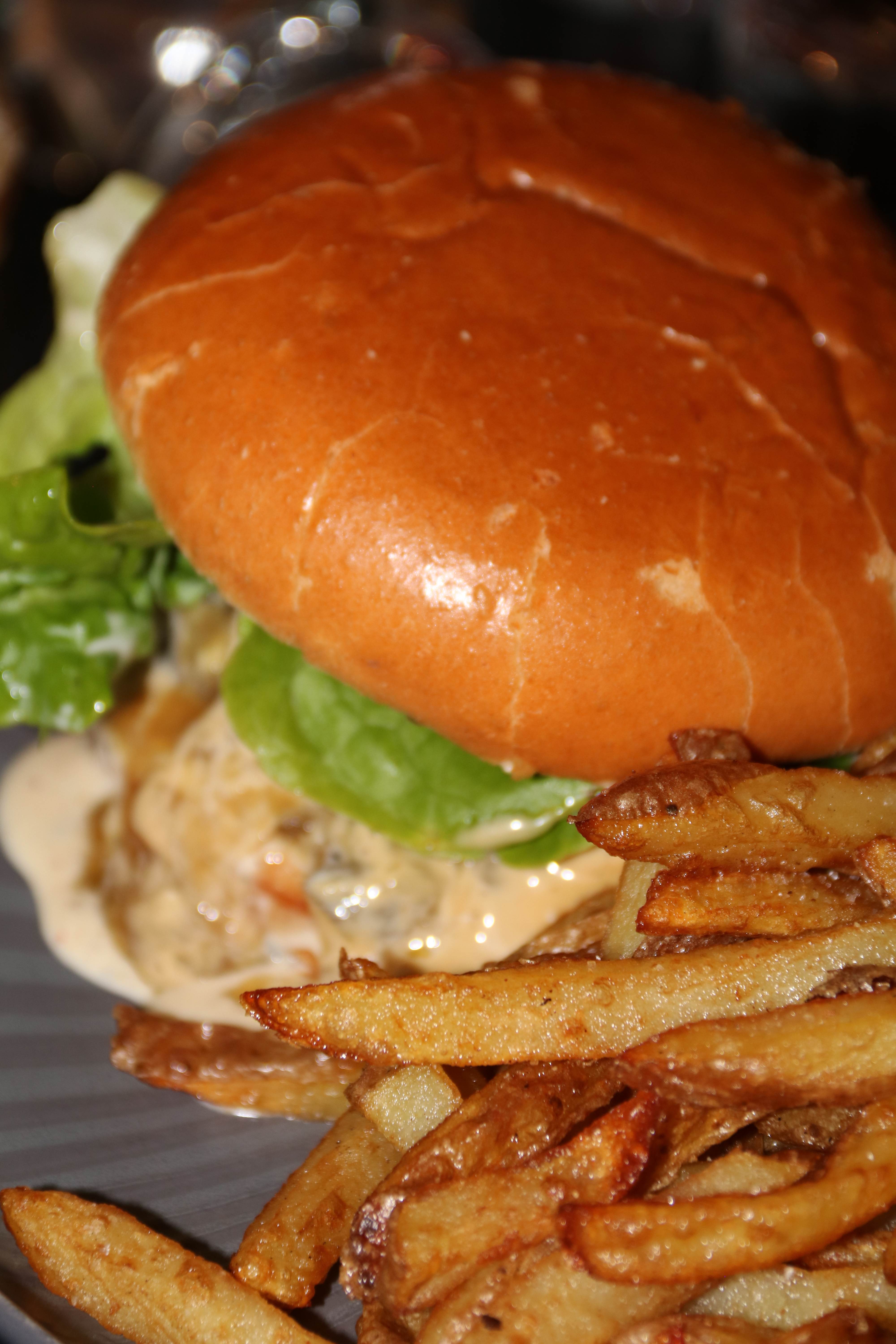 Burger gourmet maison