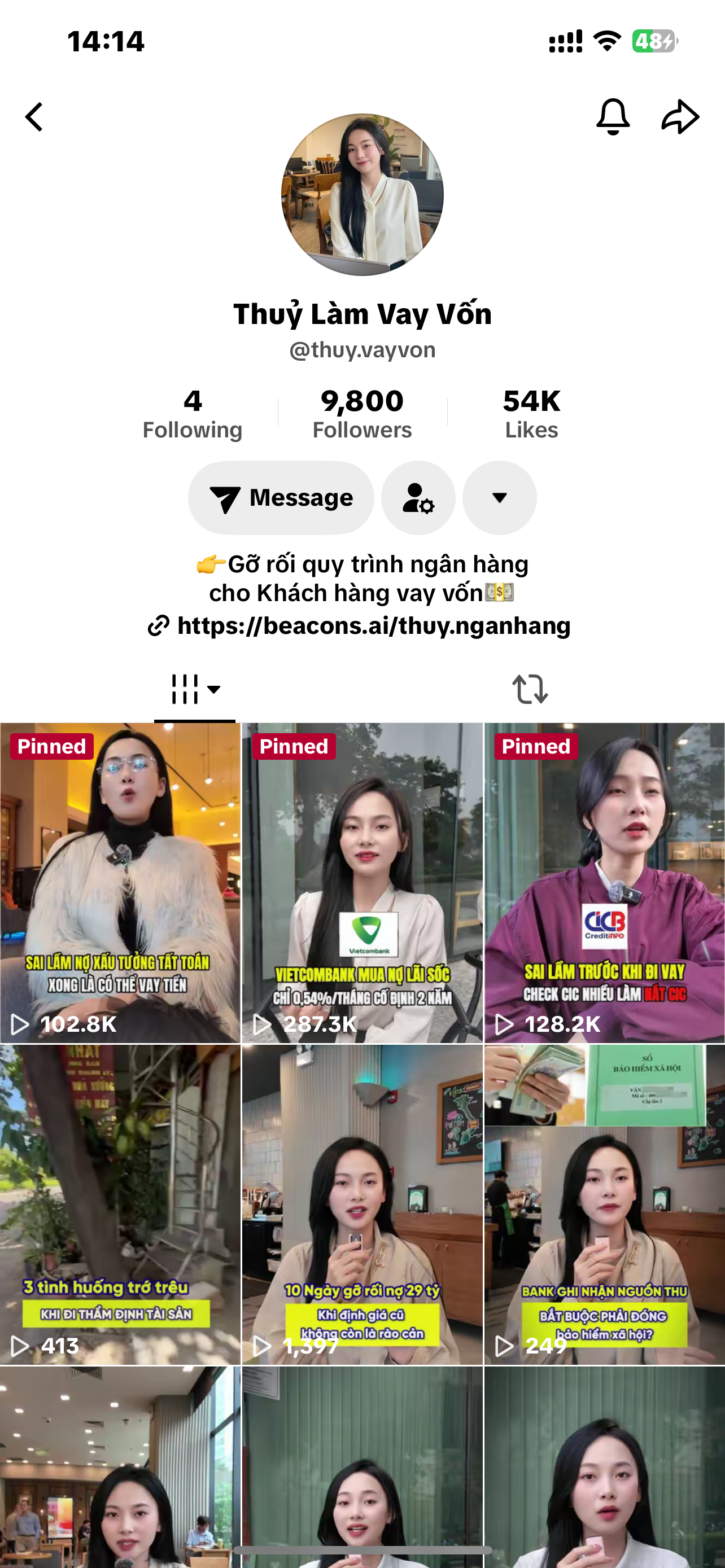 Thuỷ Làm Vay Vốn