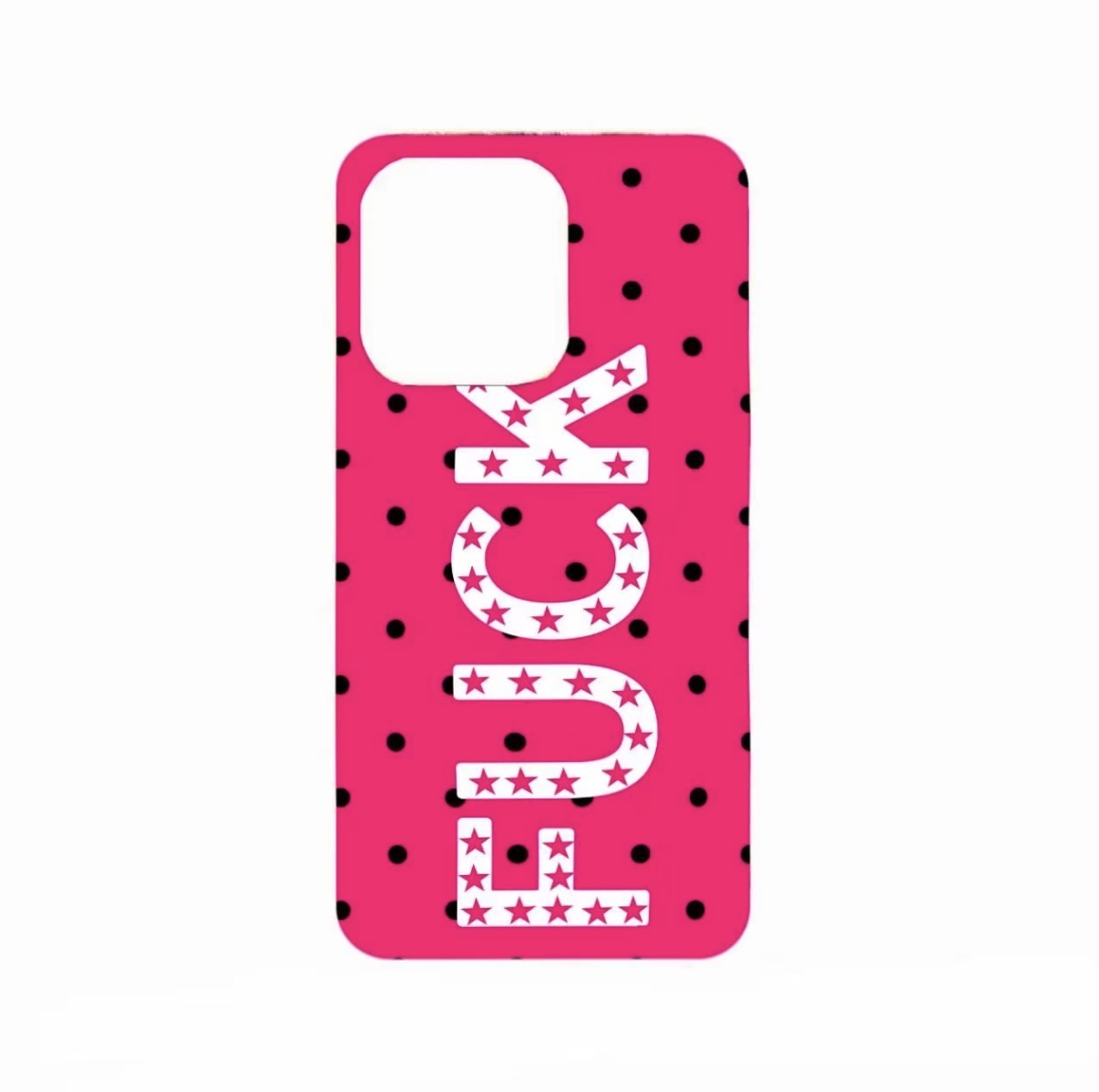 Pink polka dot case