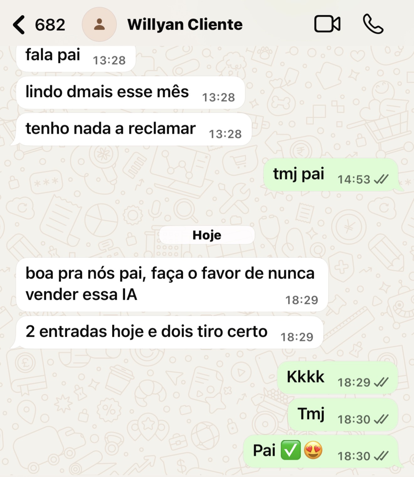 Depoimento Willyan — 2 entradas dois tiro certo