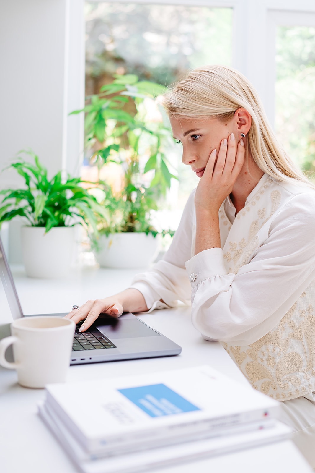 Alicia van Wemmel au travail