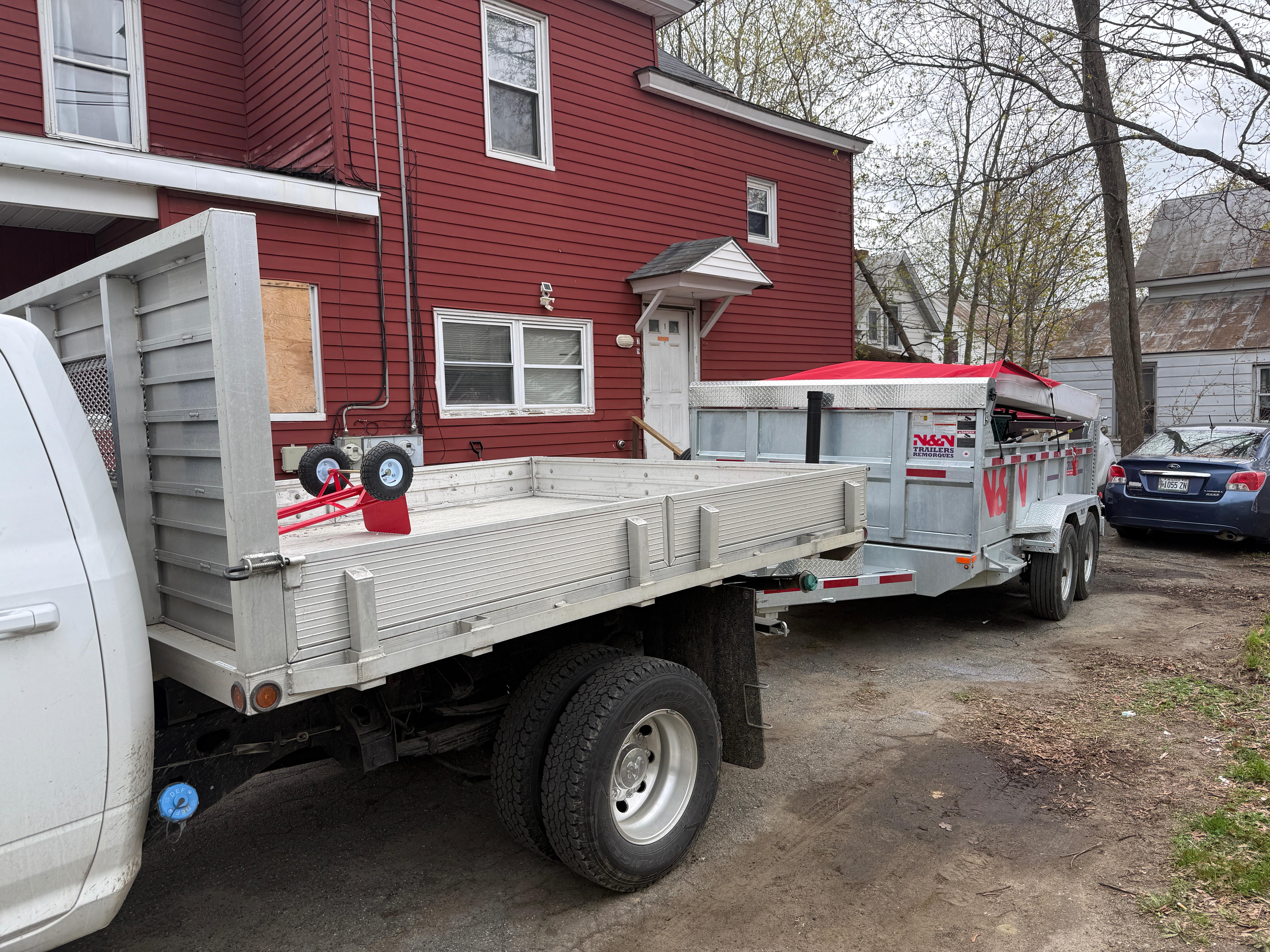 Equipment ready for cleanout job