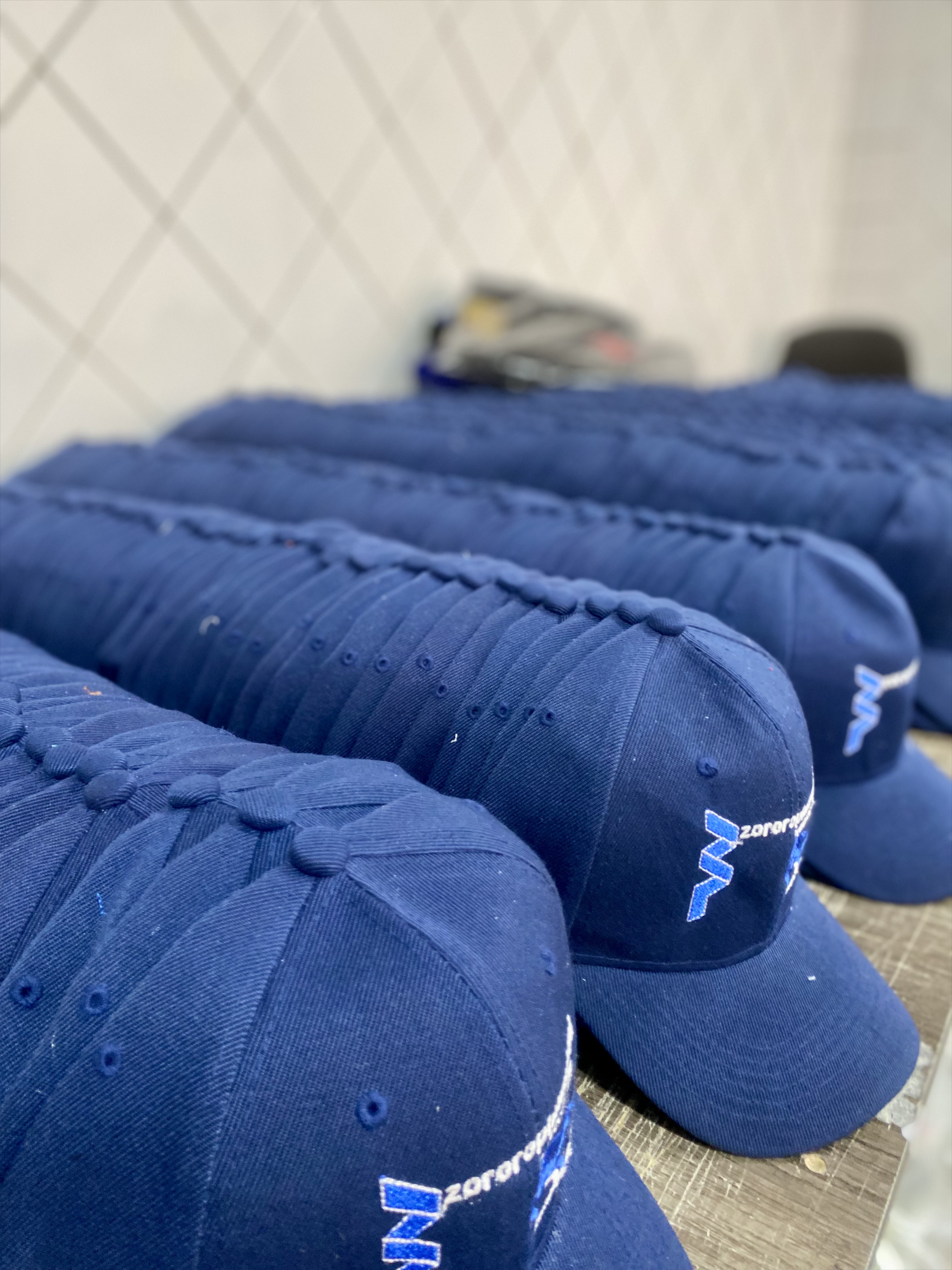 Zororo Navy Caps Bulk