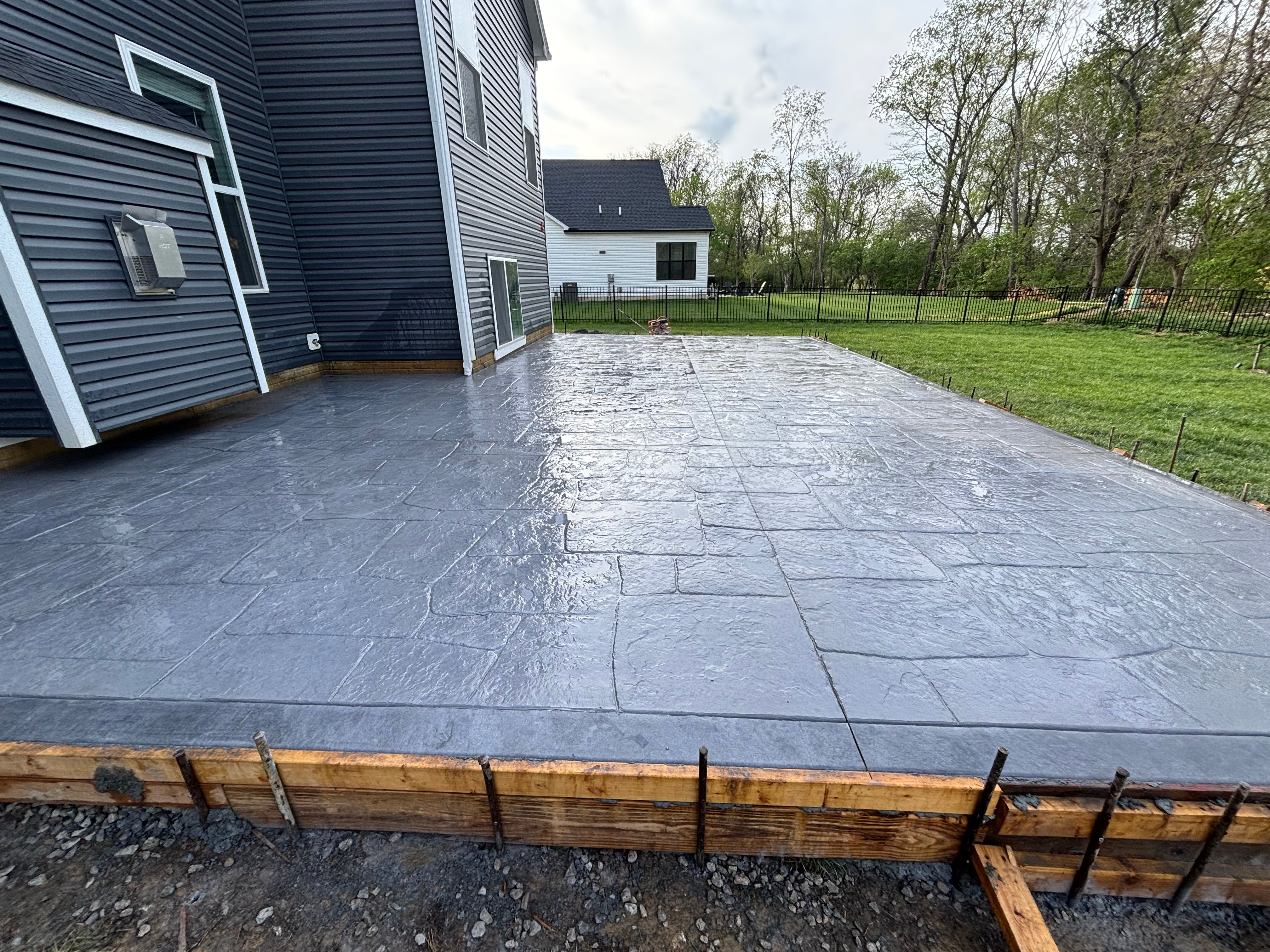 Stamped Patio Project