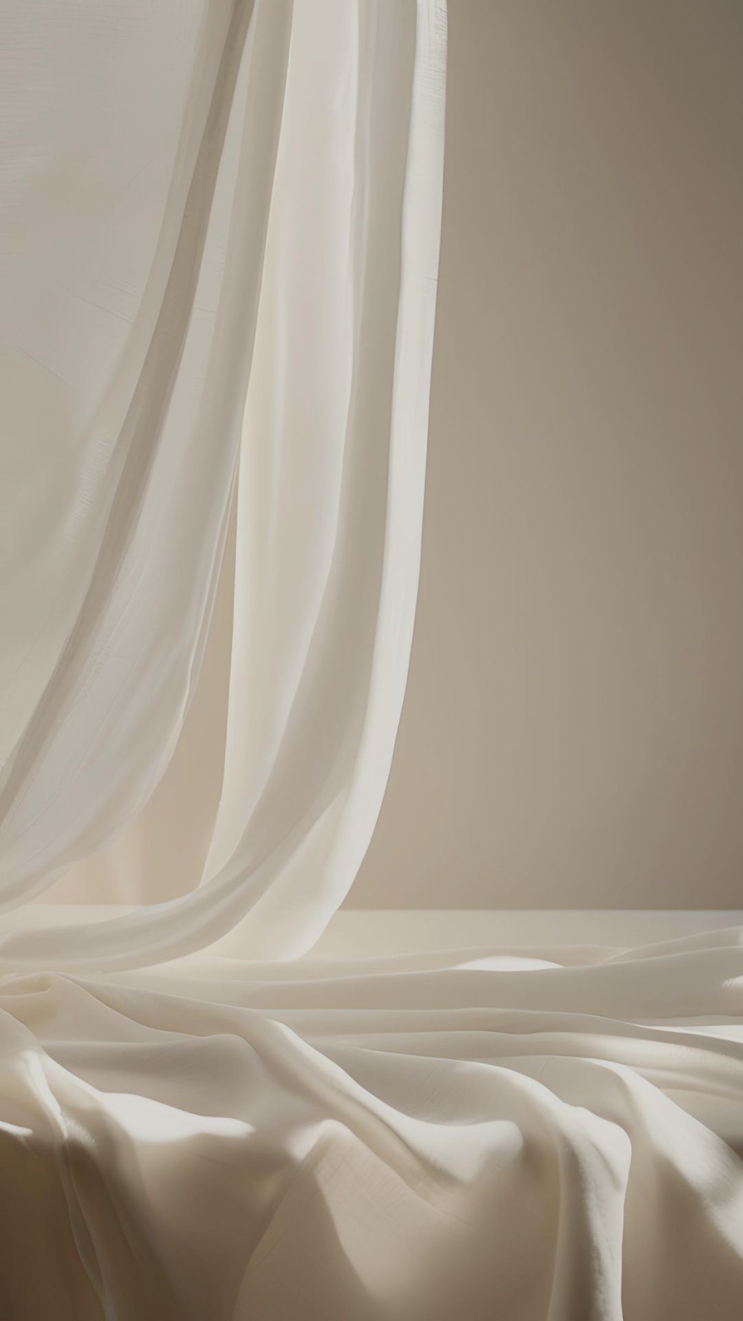 Soft sheer curtain with natural light