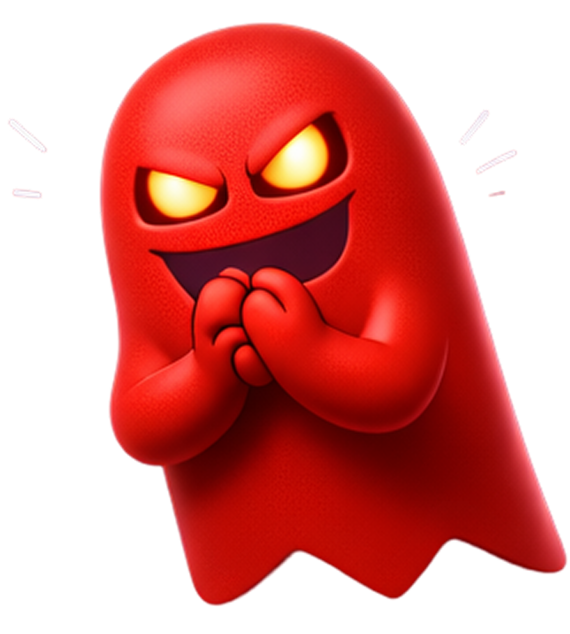 Vamp ghost mascot — draggable