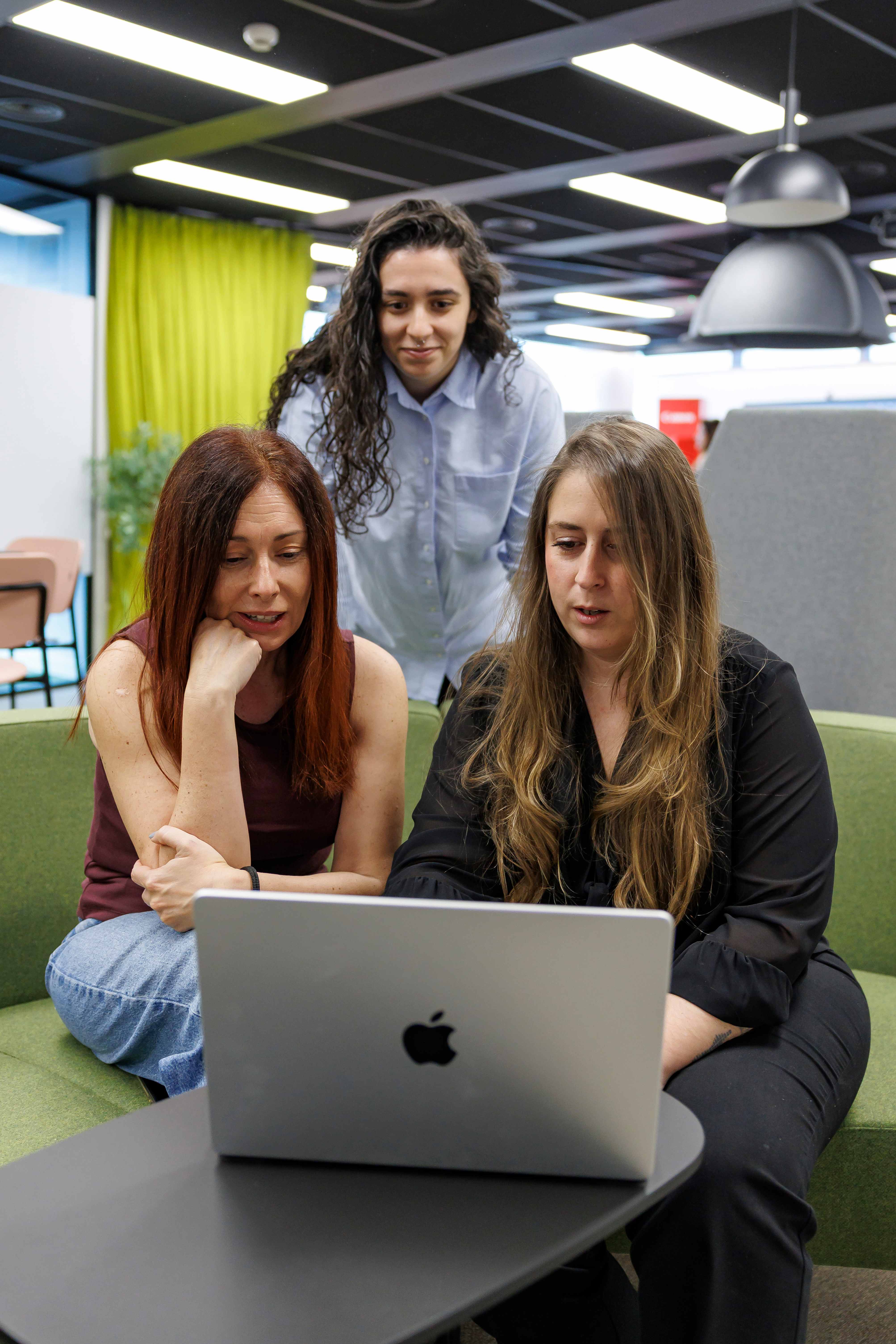 Equipo colaborando en proyecto