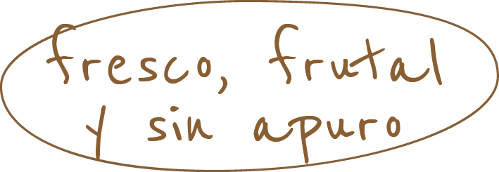 fresco frutal sin apuro