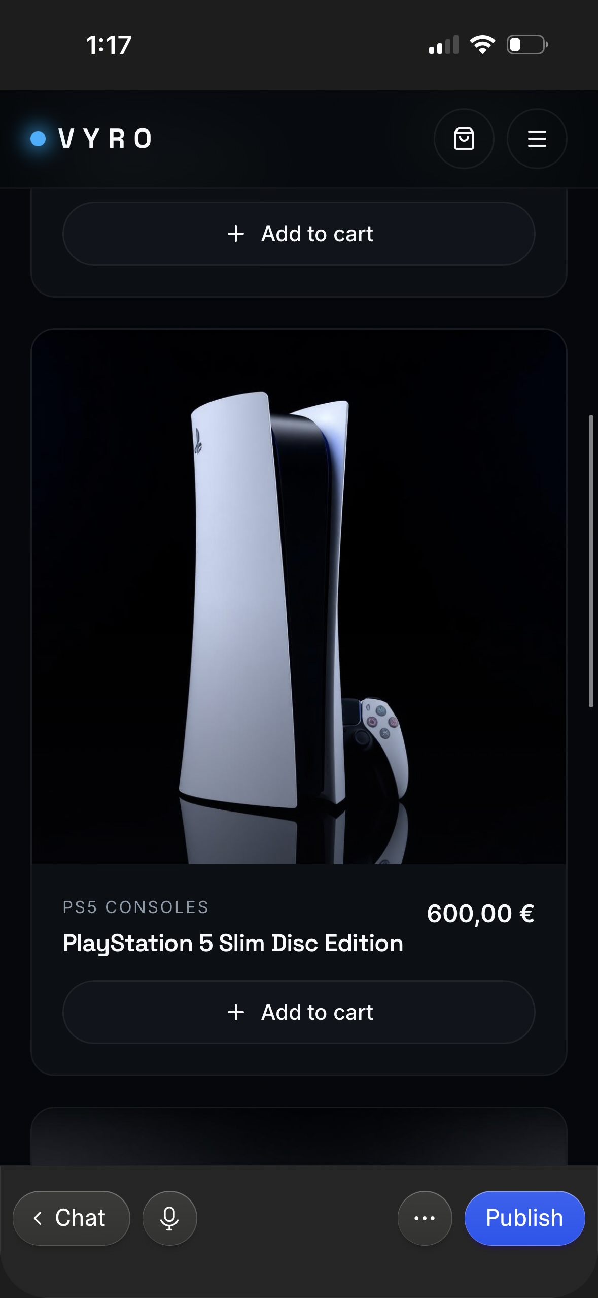 PlayStation 5 Slim Digital Edition console