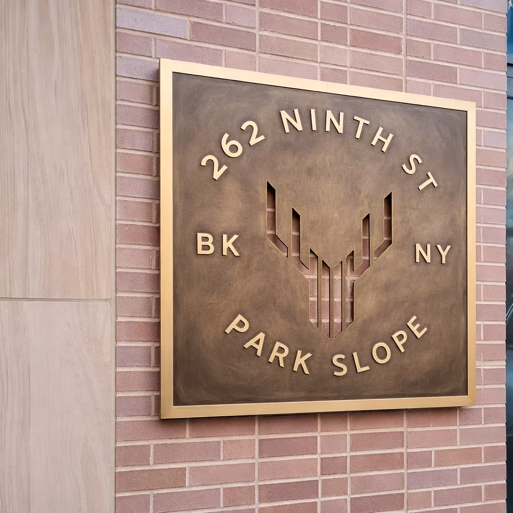 Commercial building signage