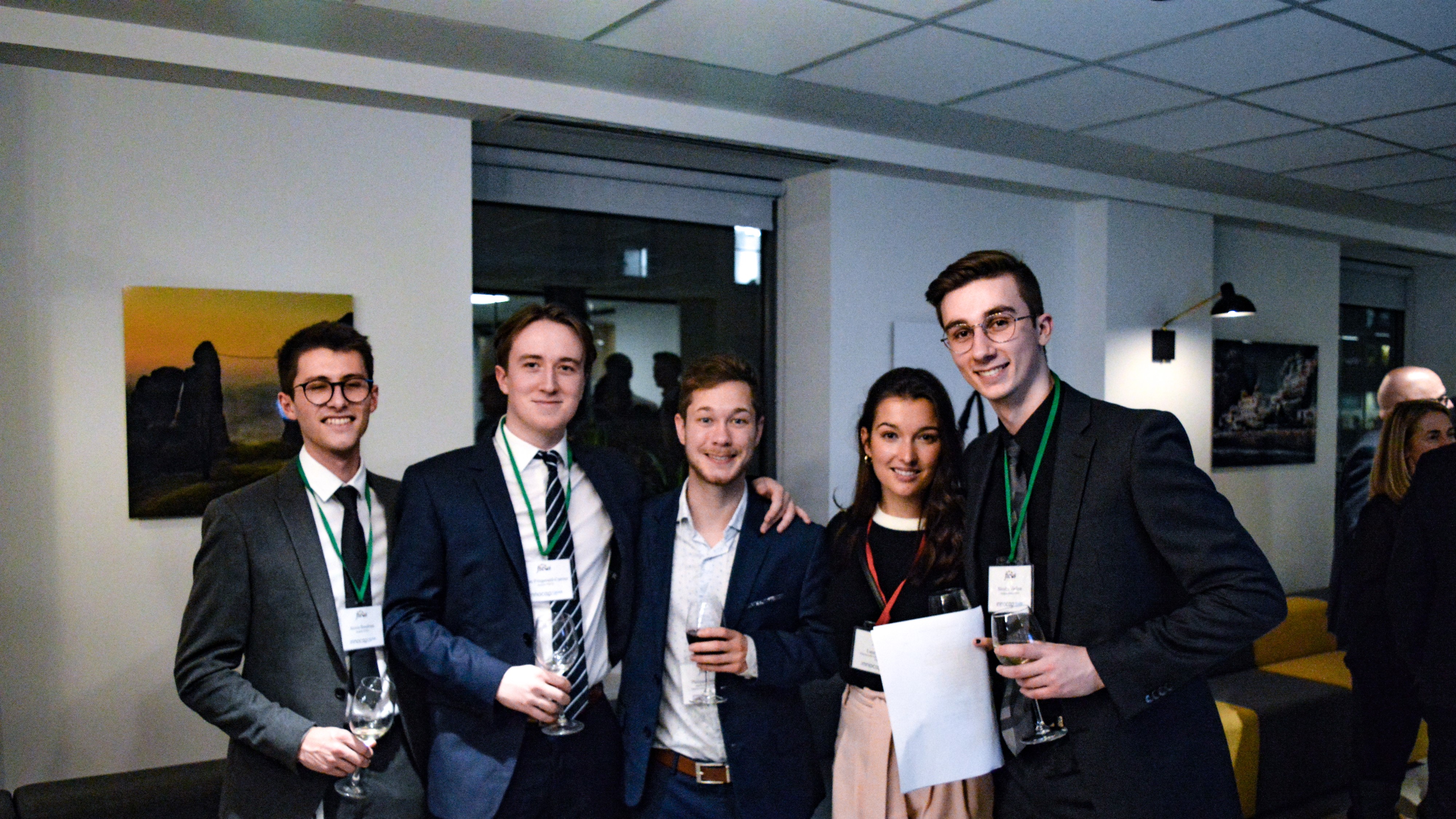 Groupe de membres FIEUS lors d'un événement de réseautage