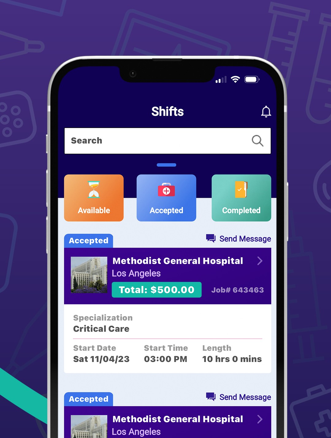 SHIFTit App Interface