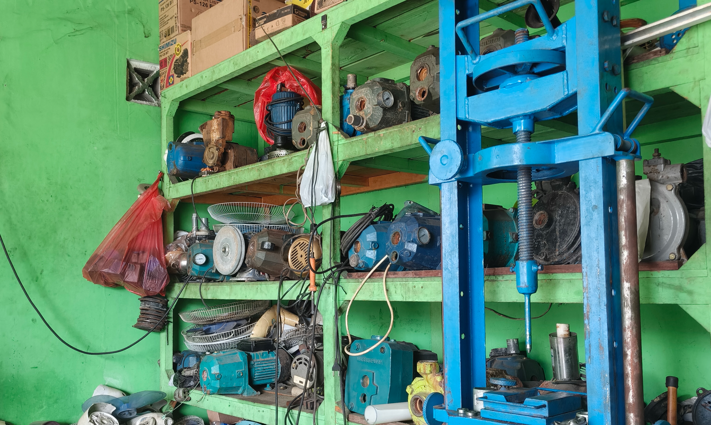 Workshop Muara Pompa - Peralatan Service Pompa Air