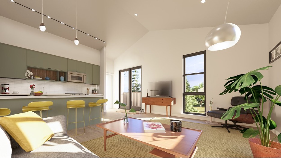 Pine & Prairie interior living space