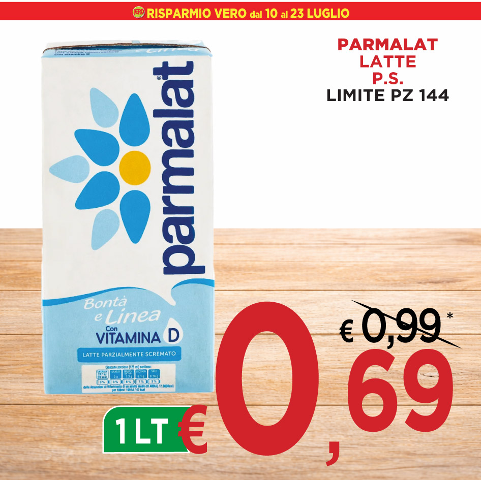 Parmalat Latte P.S. Limite Pz 144