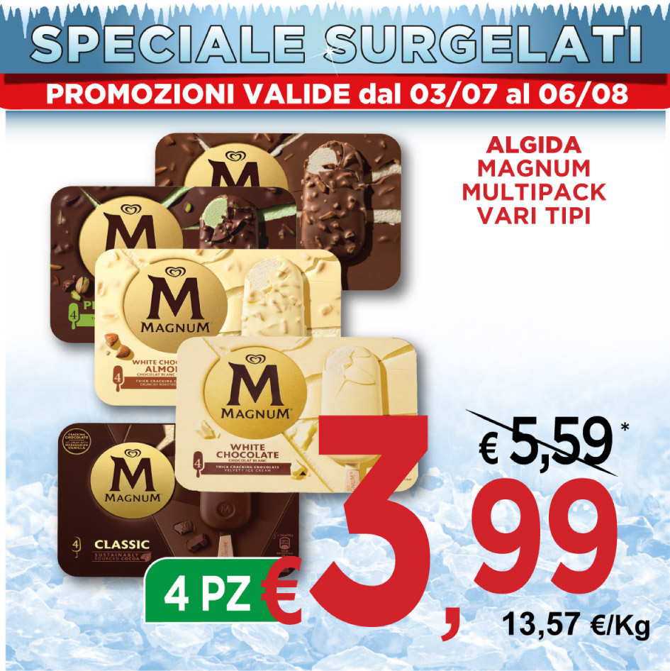Algida Magnum Multipack Vari Tipi